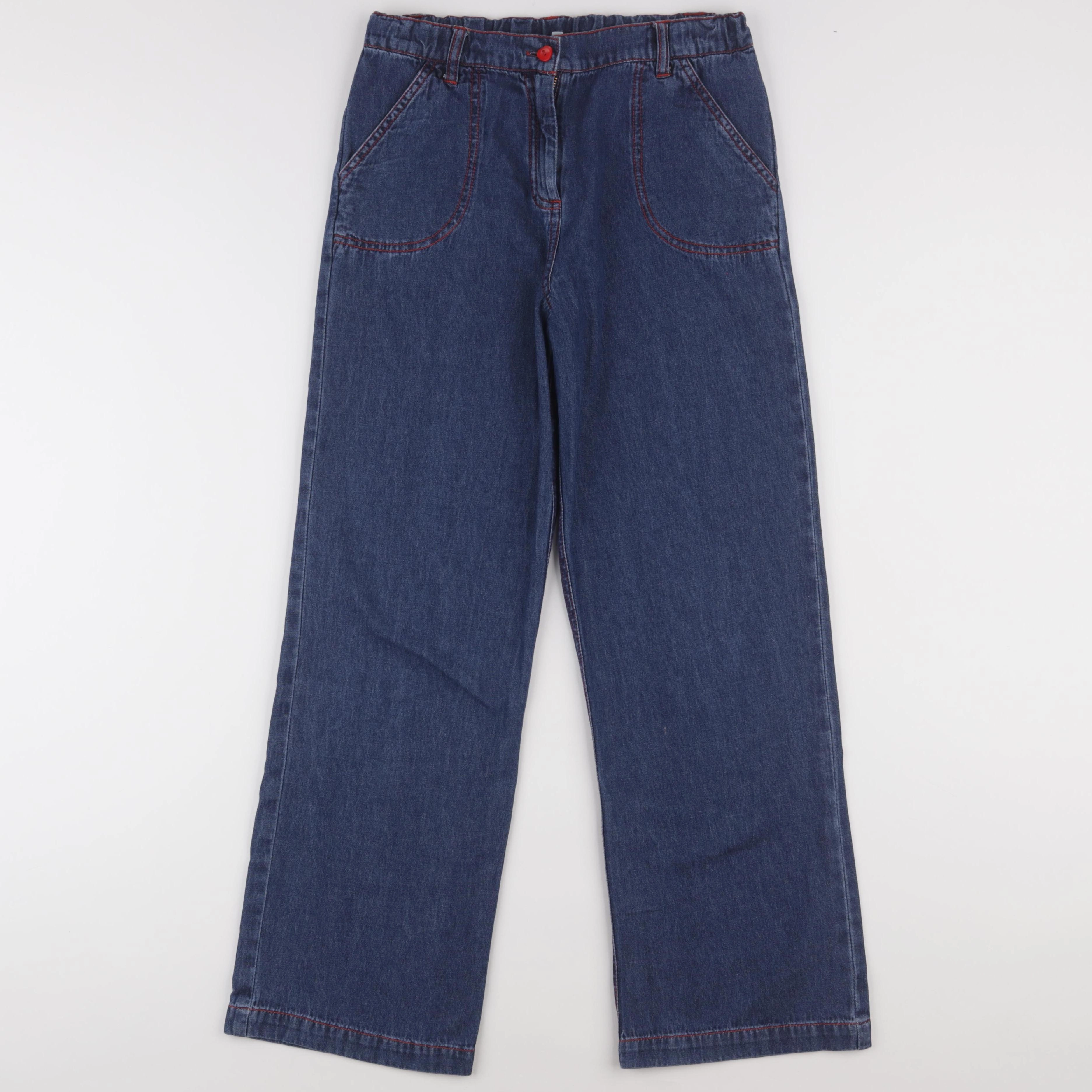 Bonton - pantalon bleu - 14 ans