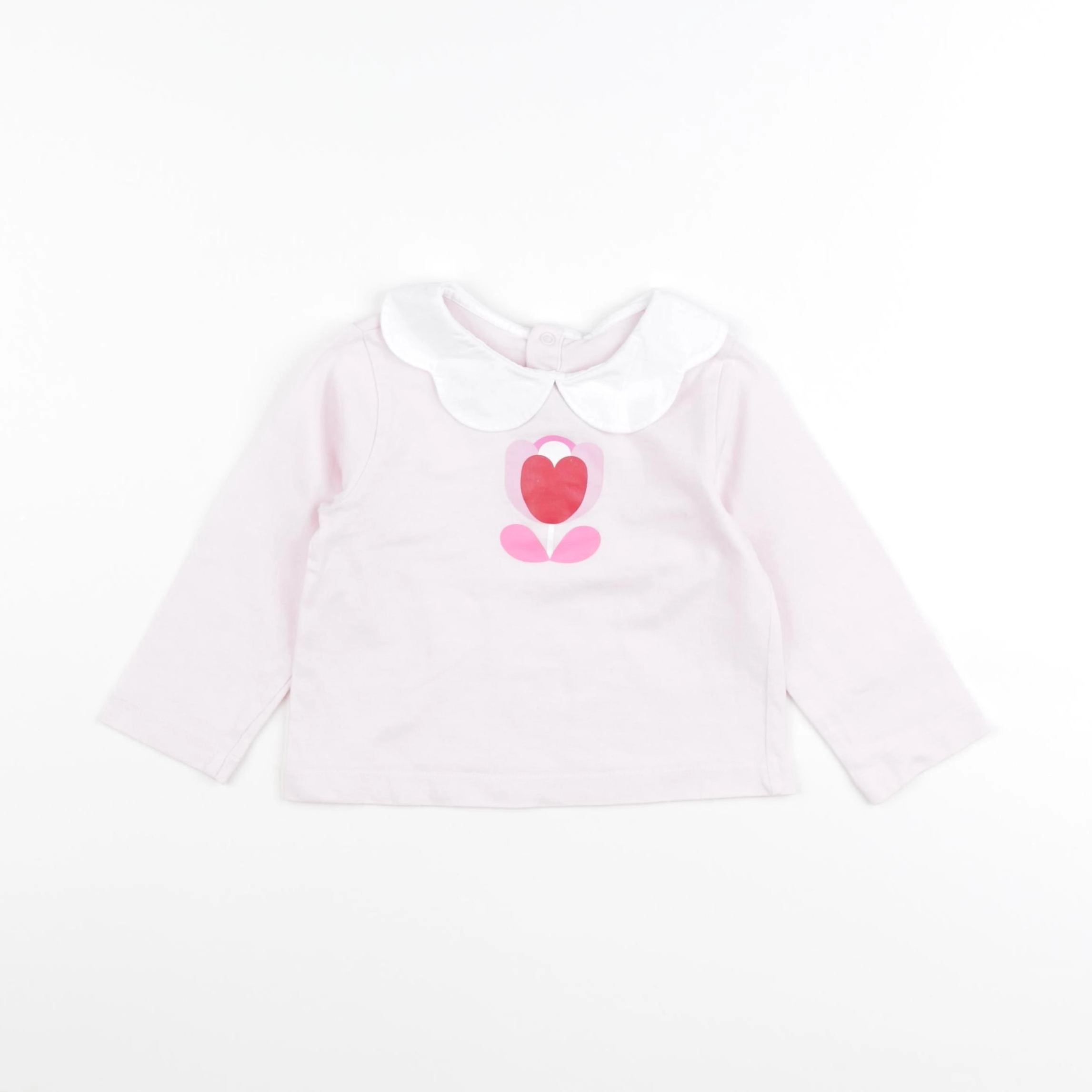 Jacadi - tee-shirt rose - 18 mois