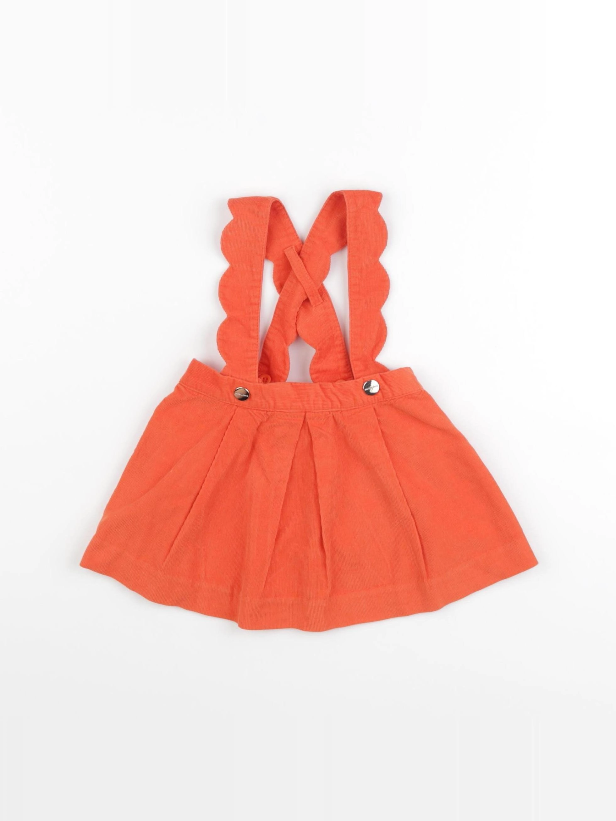 Jacadi - jupe orange - 12 mois