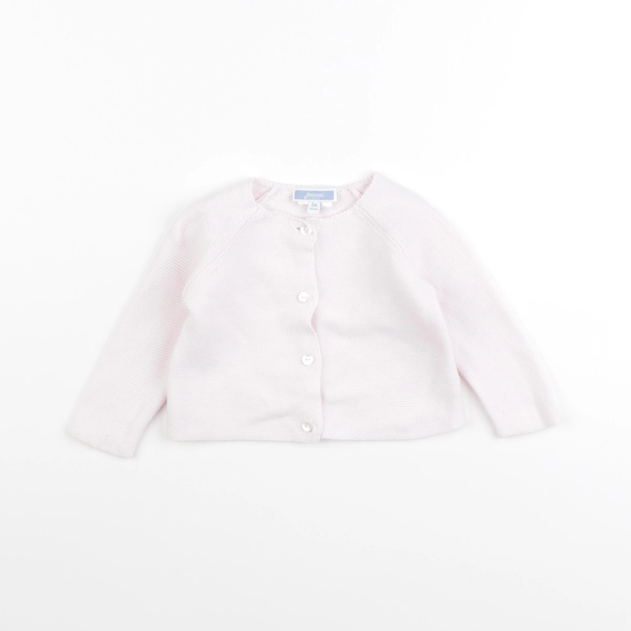 Jacadi - gilet rose - 6 mois