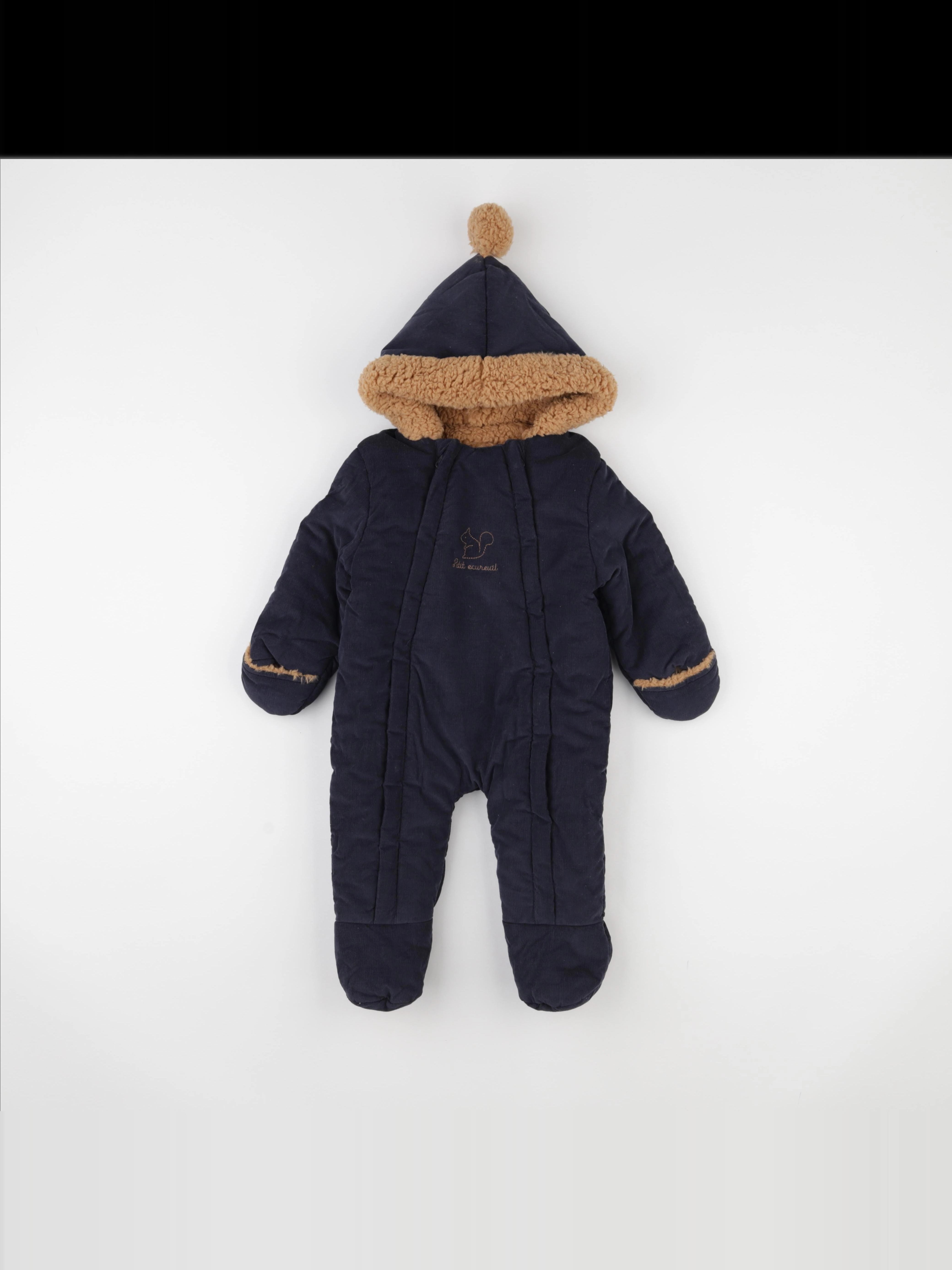 Vertbaudet - combi-pilote bleu - 6 mois
