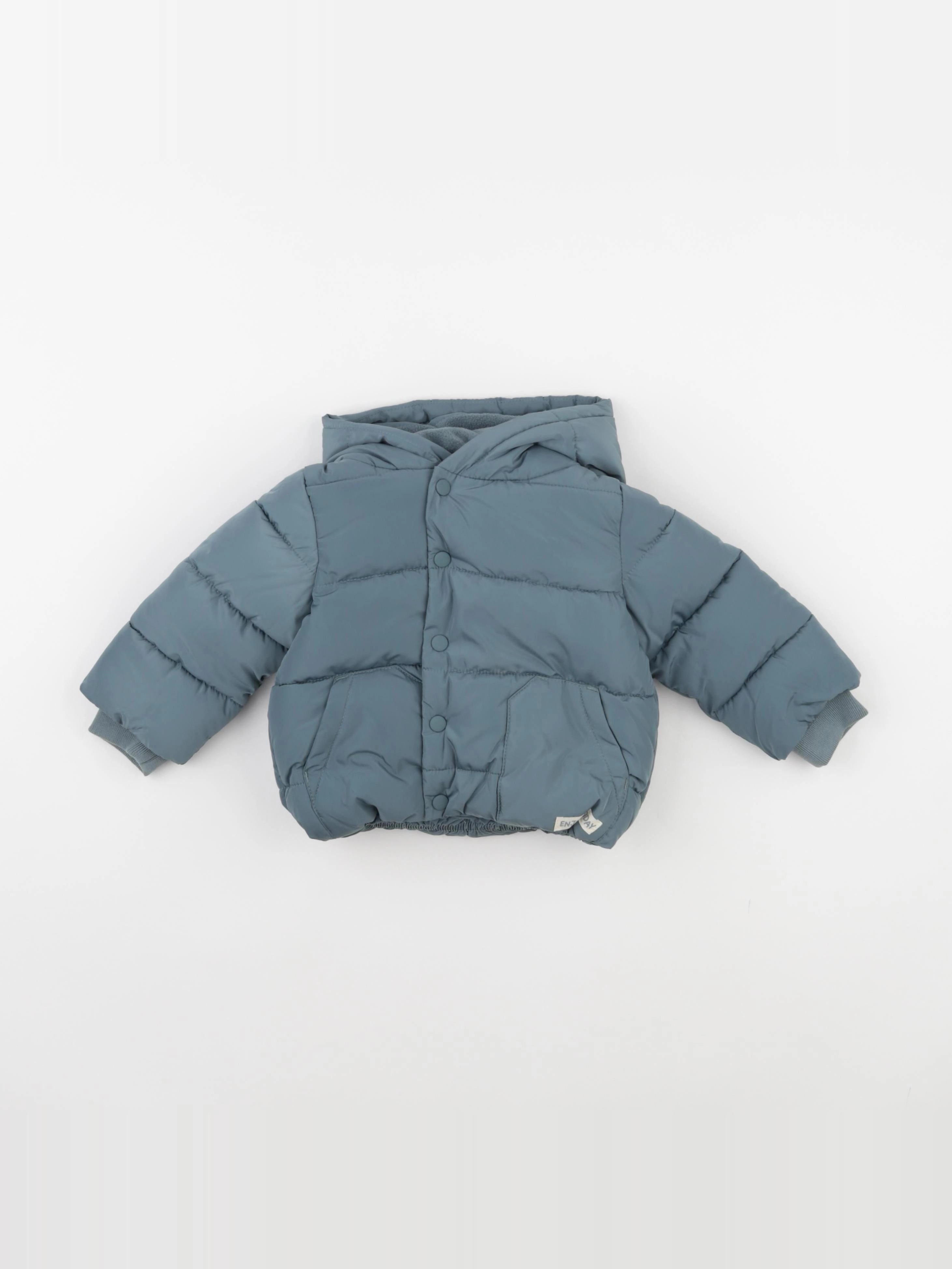 Vertbaudet - doudoune bleu - 6 mois