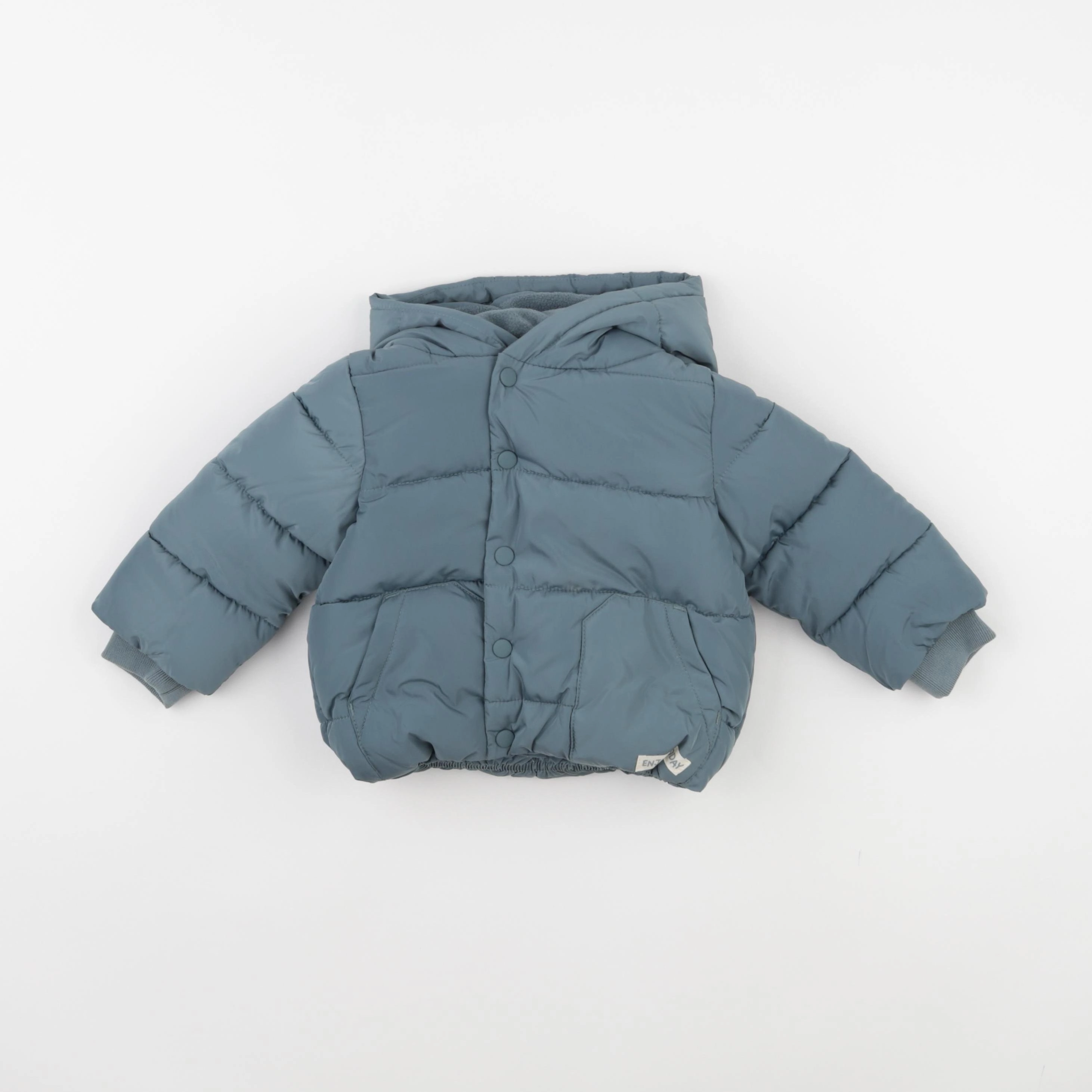 Vertbaudet - doudoune bleu - 6 mois