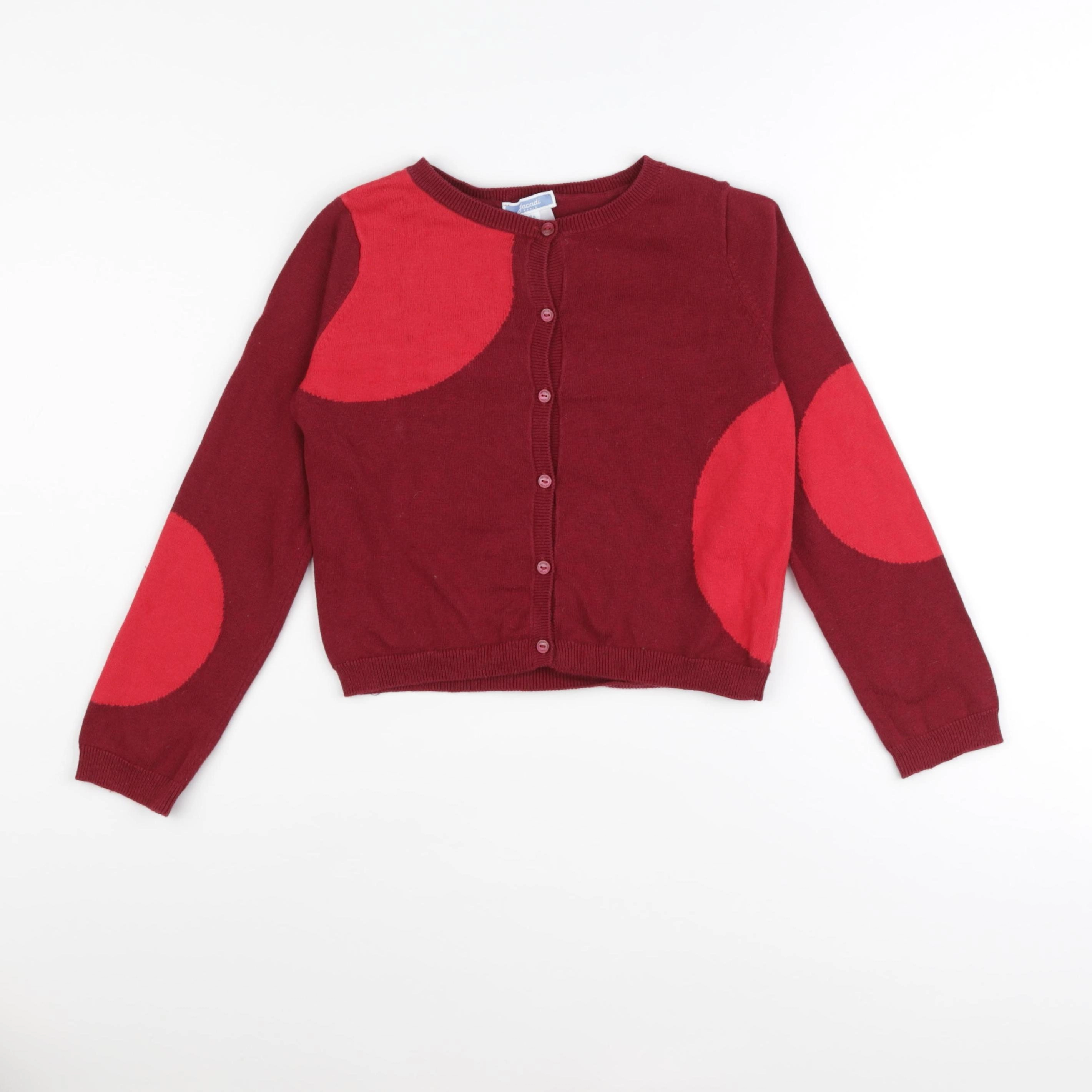 Jacadi - gilet rouge - 8 ans