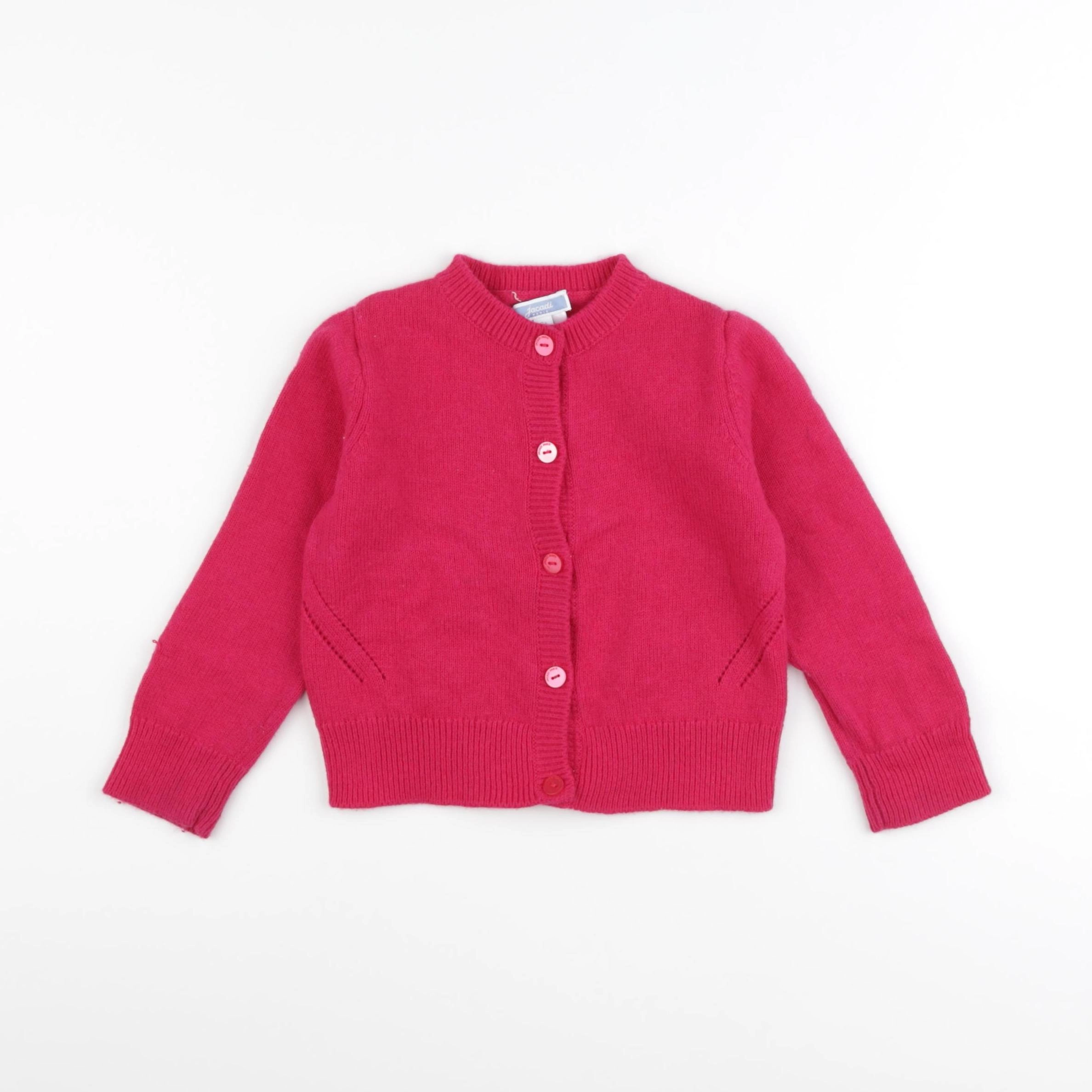Jacadi - gilet rose - 3 ans