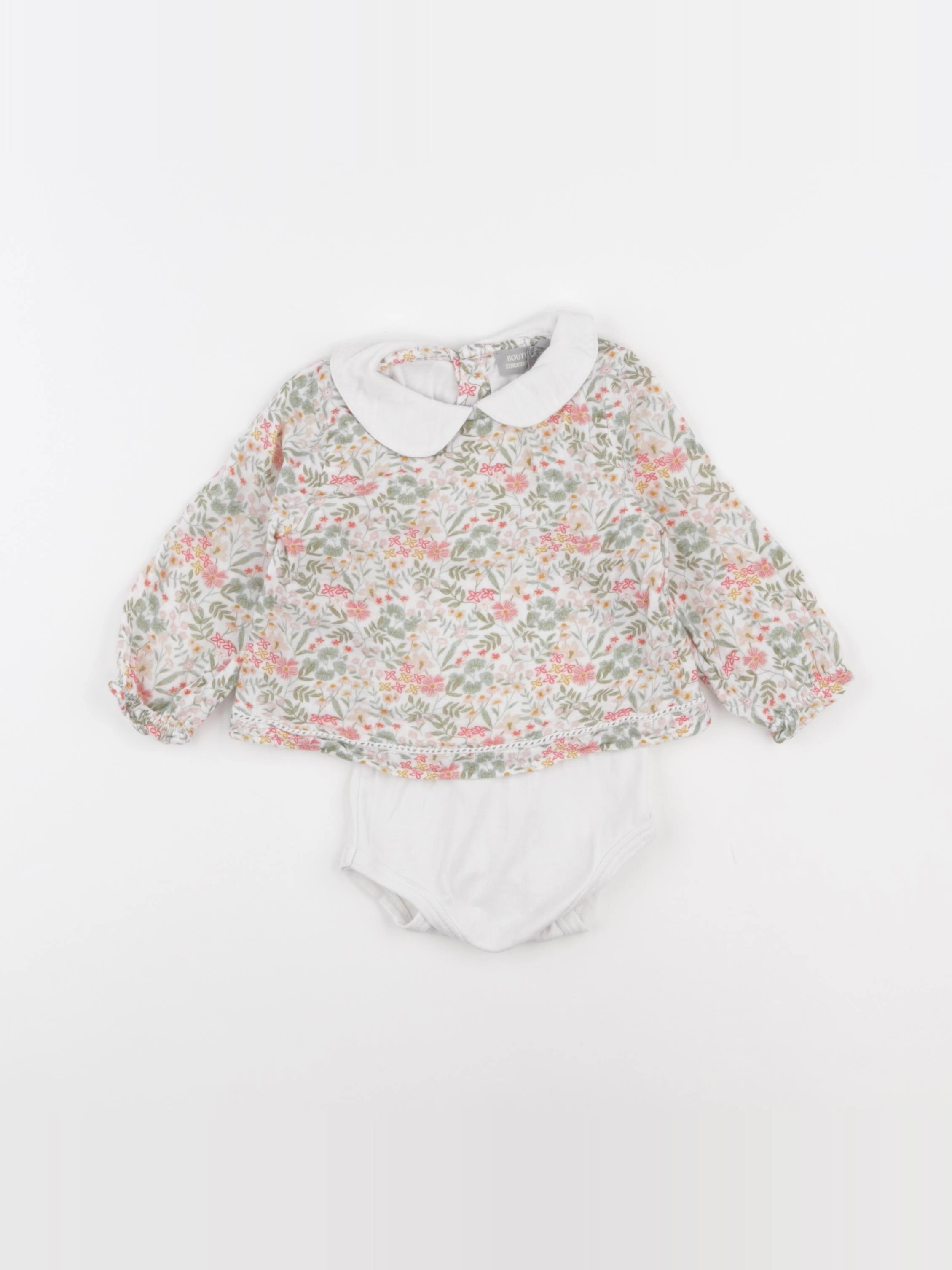 Boutchou - body blouse multicolore - 12 mois