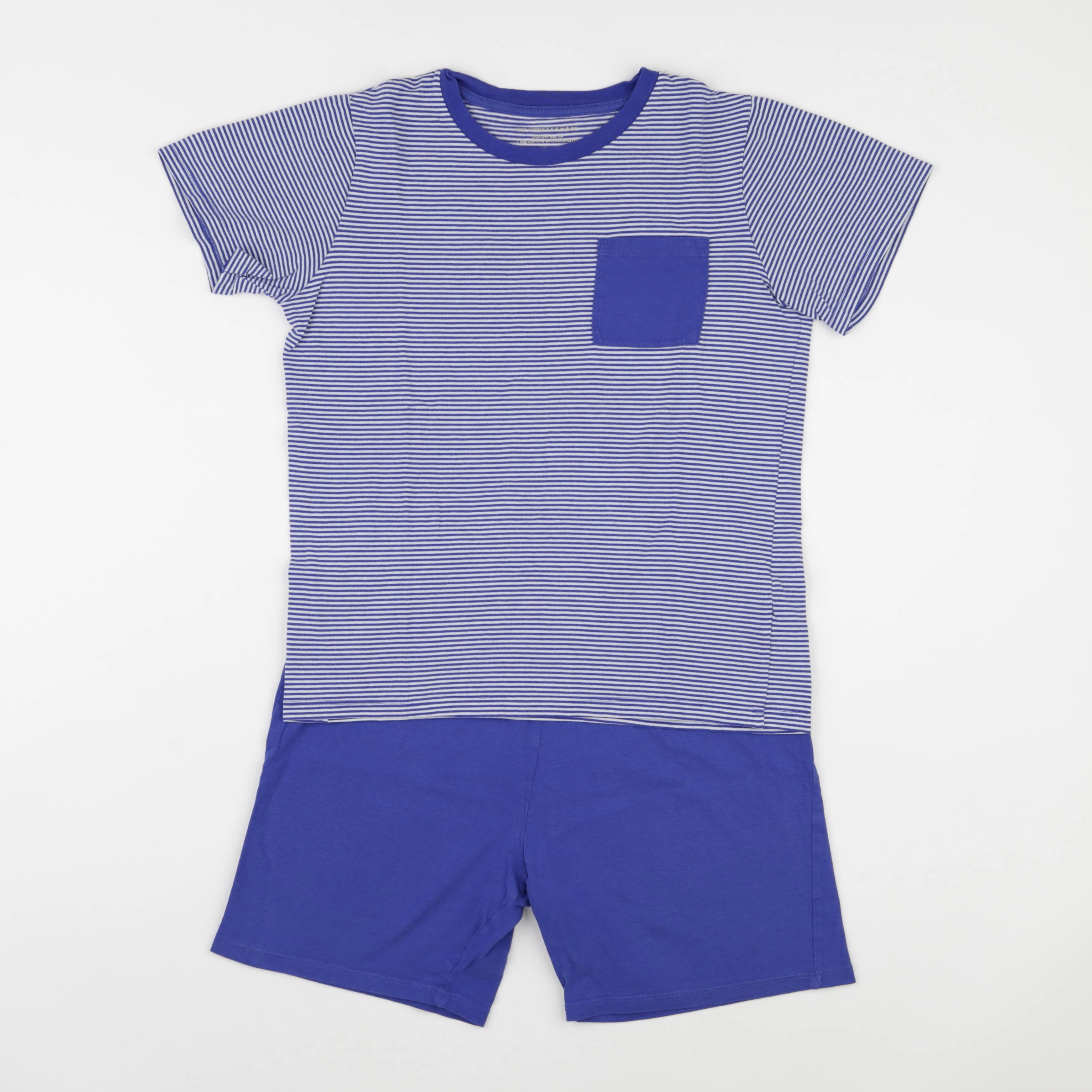 Monoprix - pyjama coton bleu - 12 ans