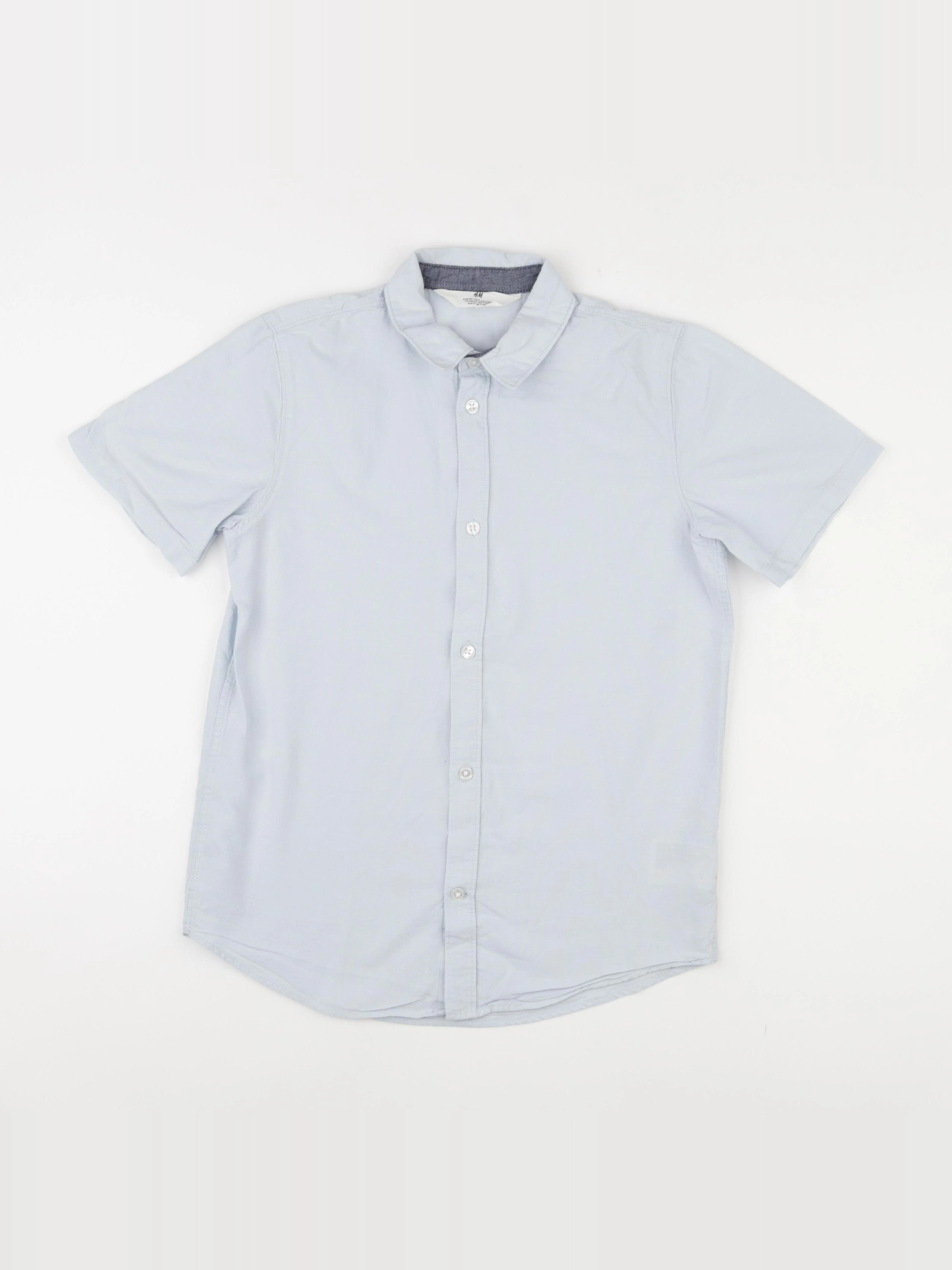 H&M - chemise bleu - 11/12 ans