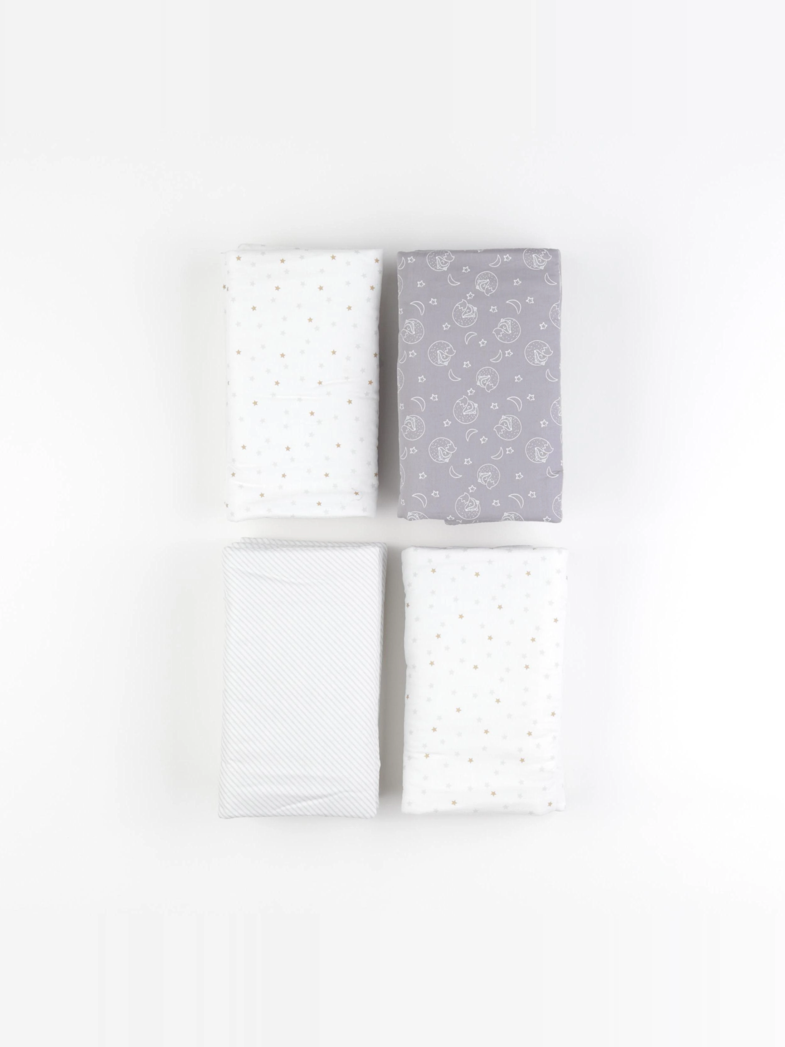 Vertbaudet - tour de lit blanc, gris - 