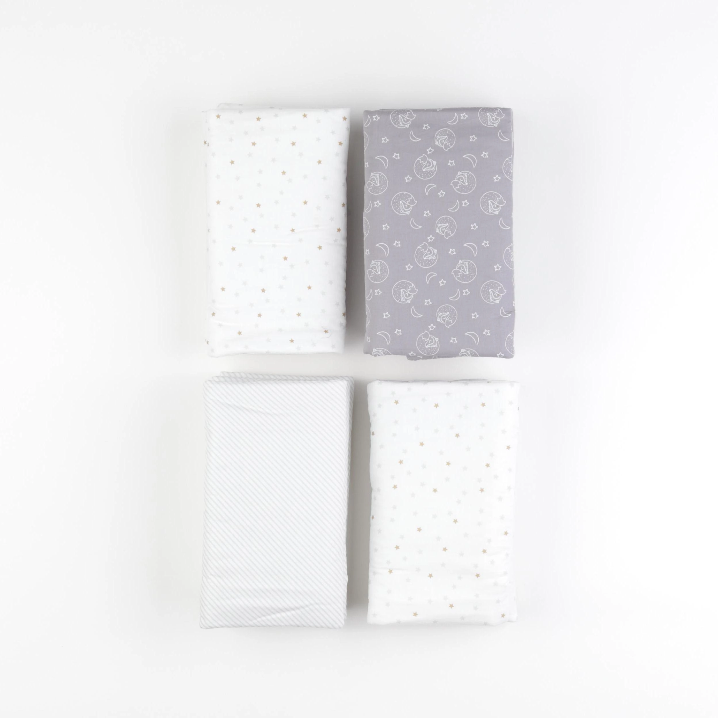 Vertbaudet - tour de lit blanc, gris - 