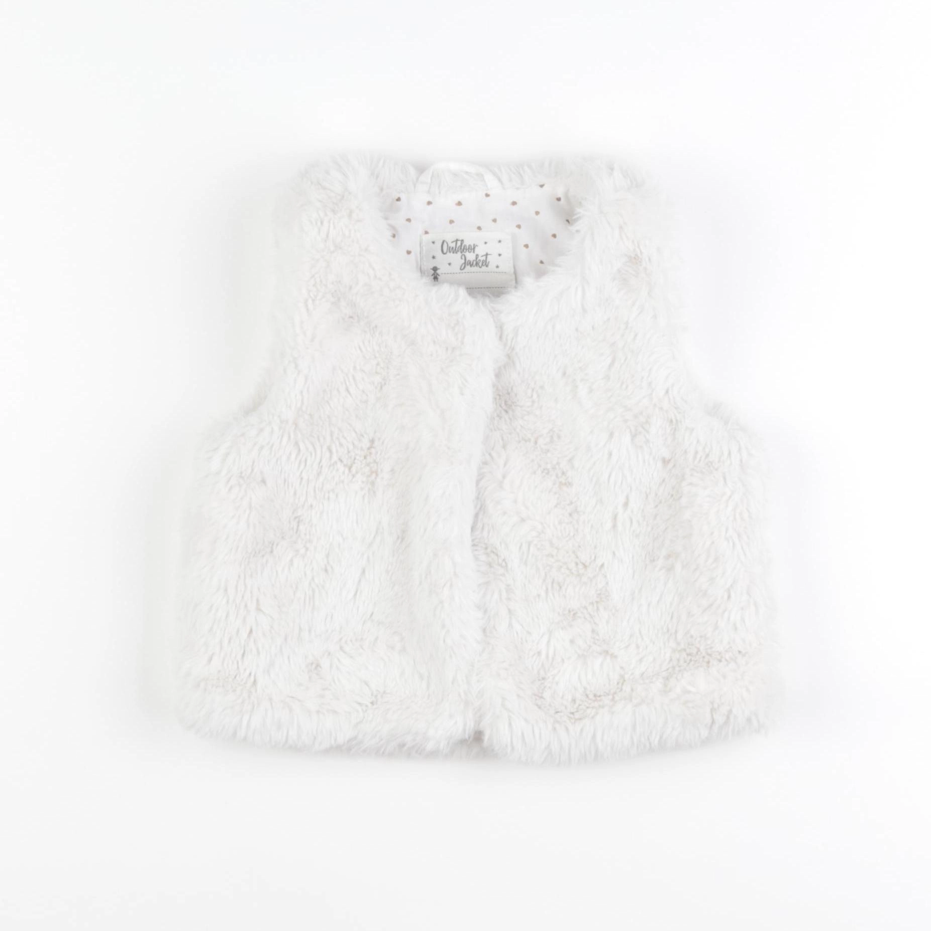 Vertbaudet - gilet blanc - 4 ans