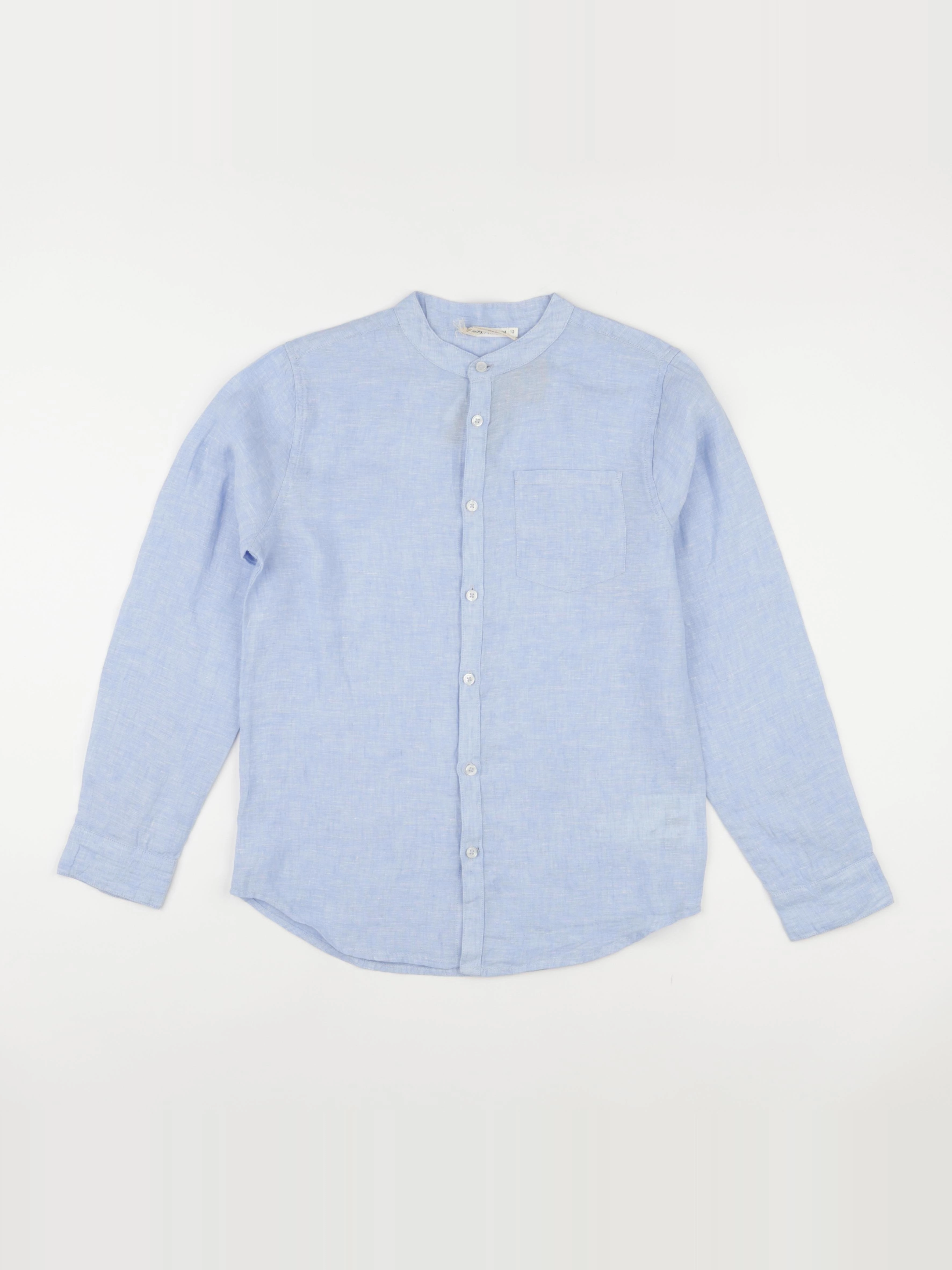 Monoprix - chemise bleu - 12 ans