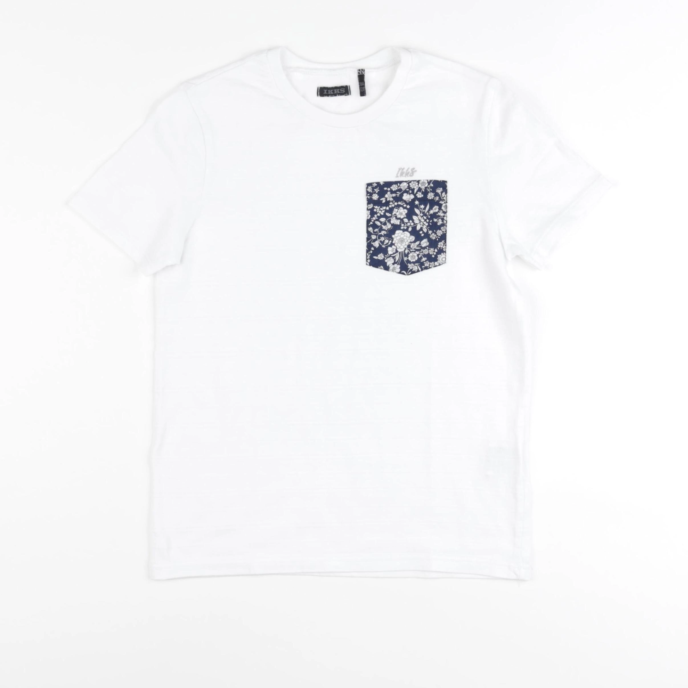IKKS - tee-shirt blanc - 8 ans