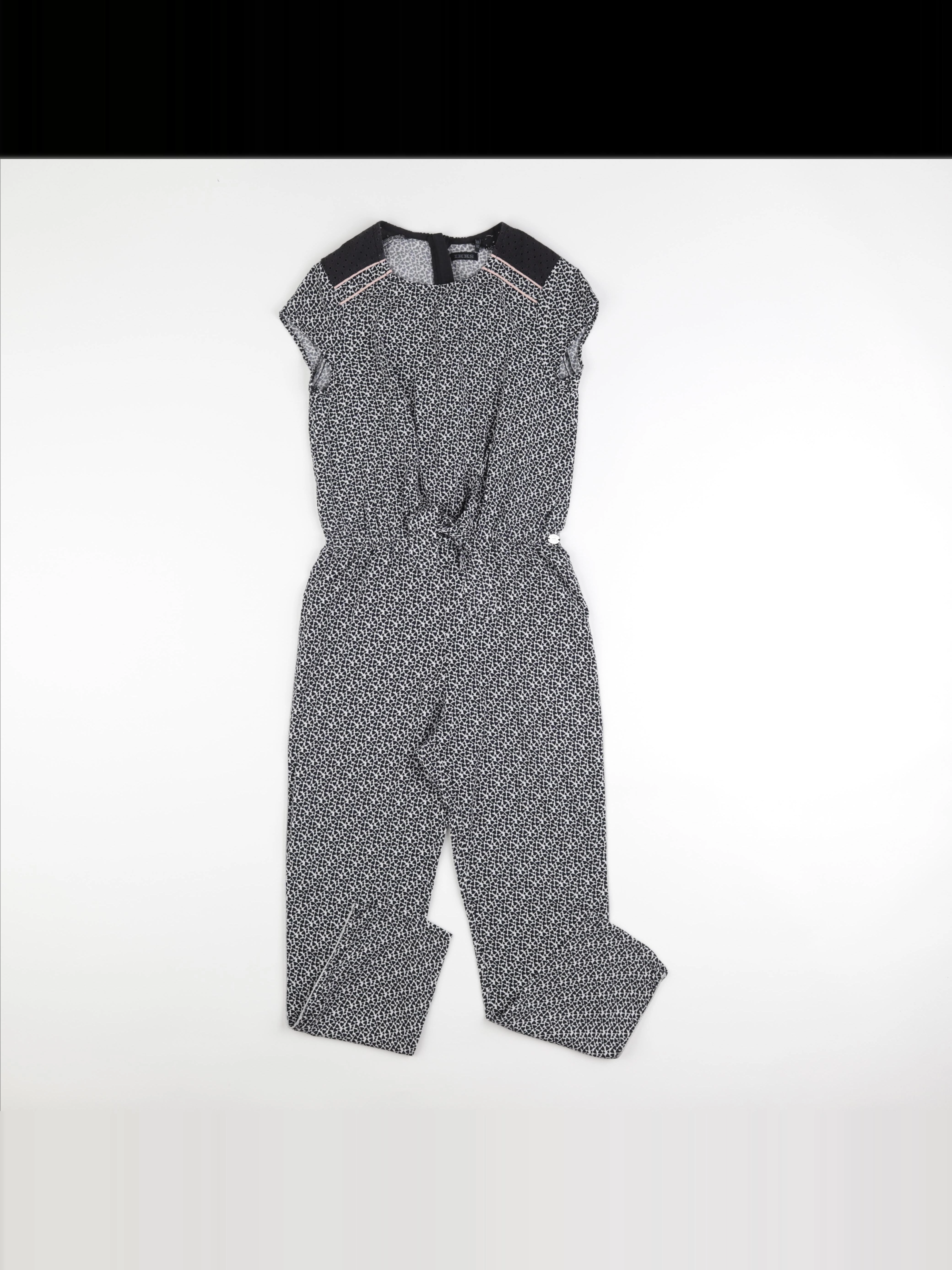 IKKS - combinaison blanc, noir - 10 ans