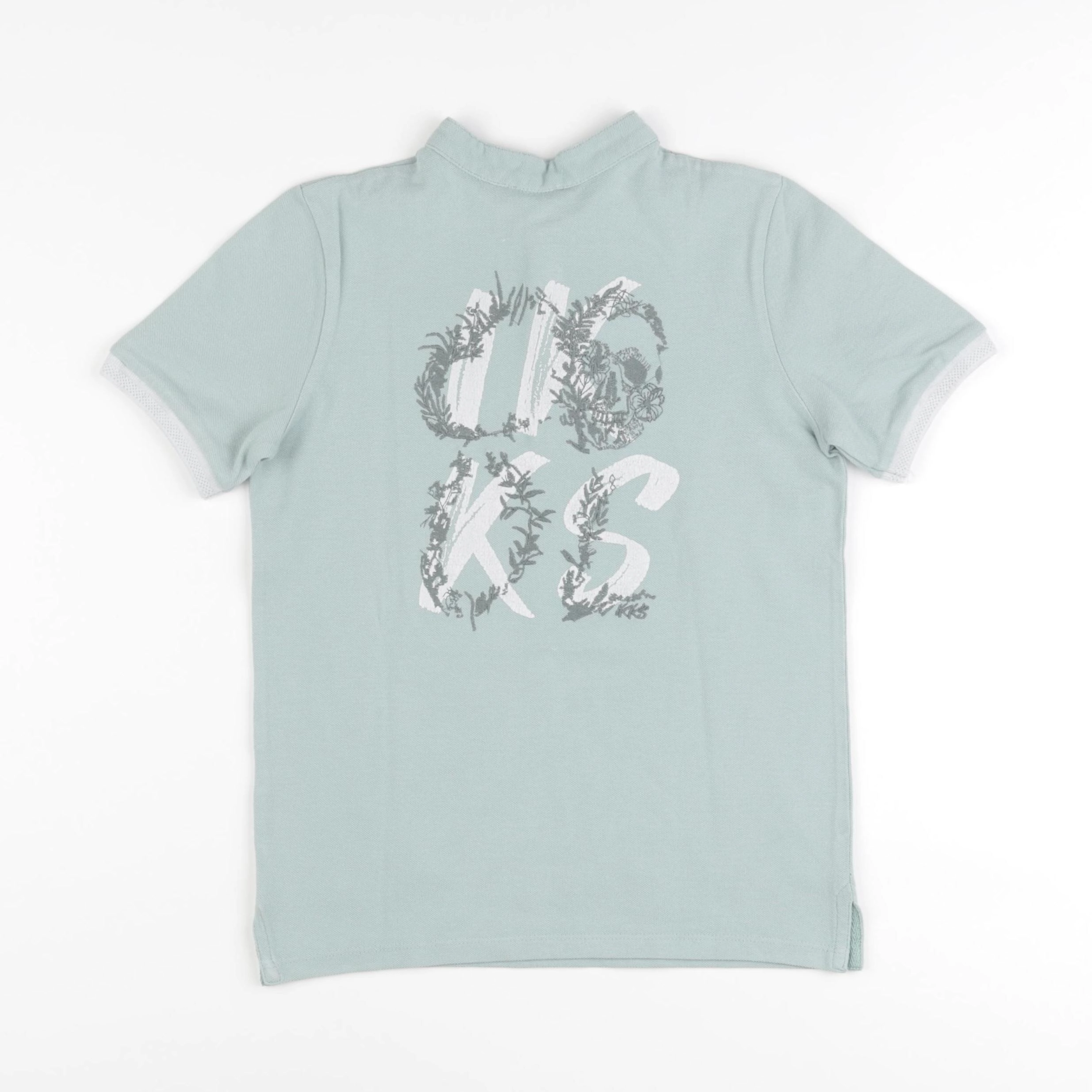 IKKS - polo imprimé au dos vert - 8 ans
