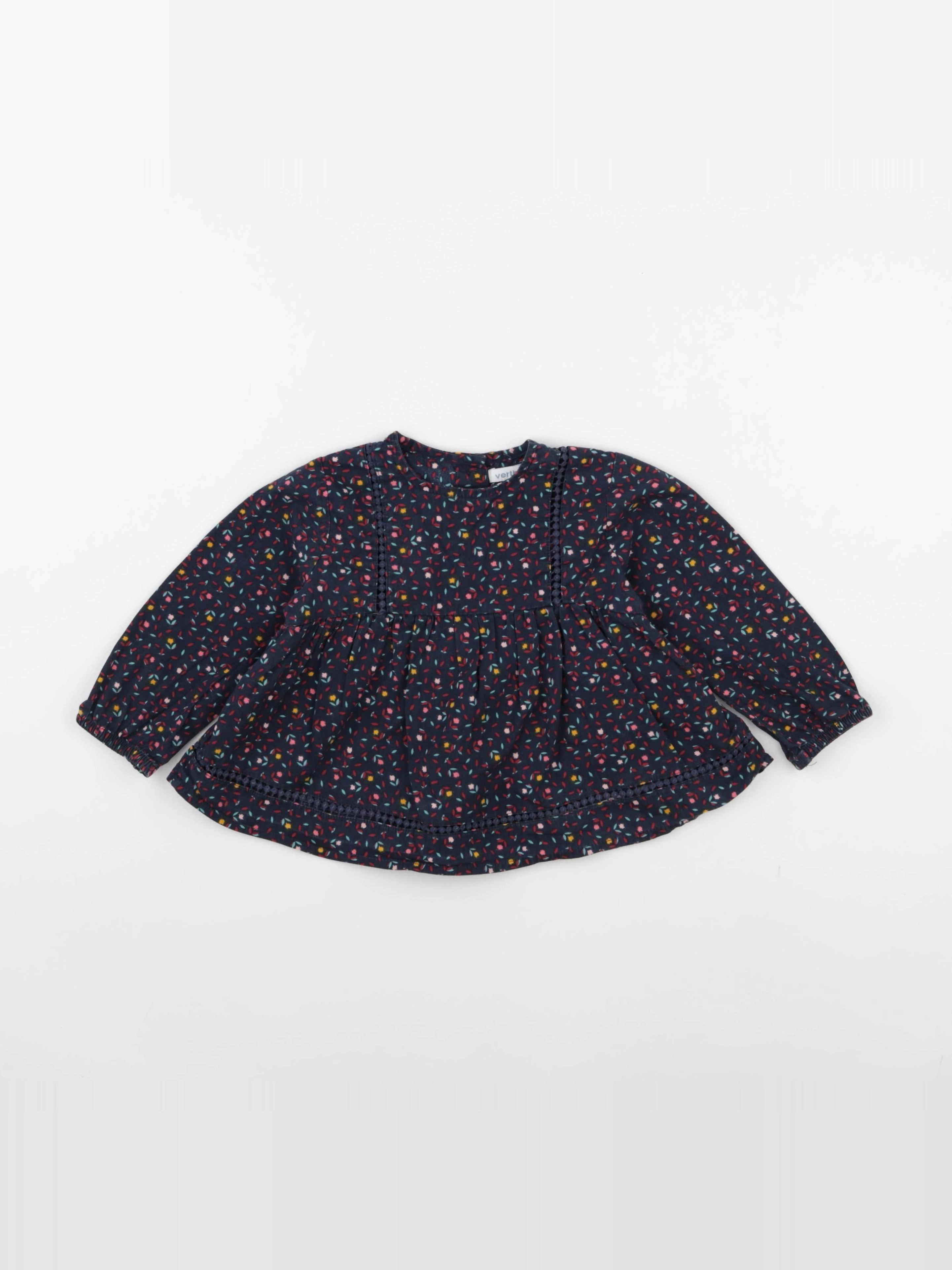 Vertbaudet - blouse bleu - 18 mois