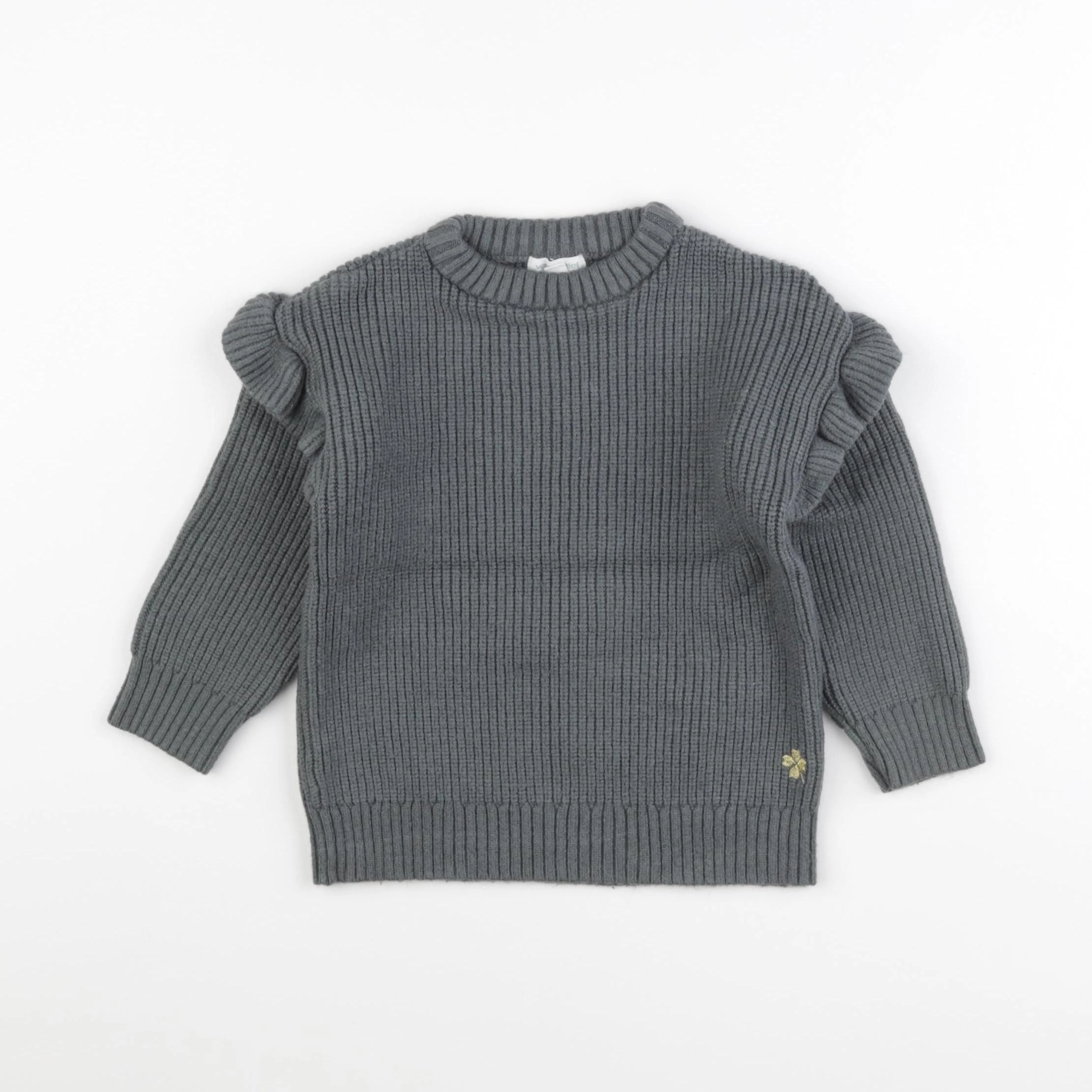 Vertbaudet - pull vert - 4 ans