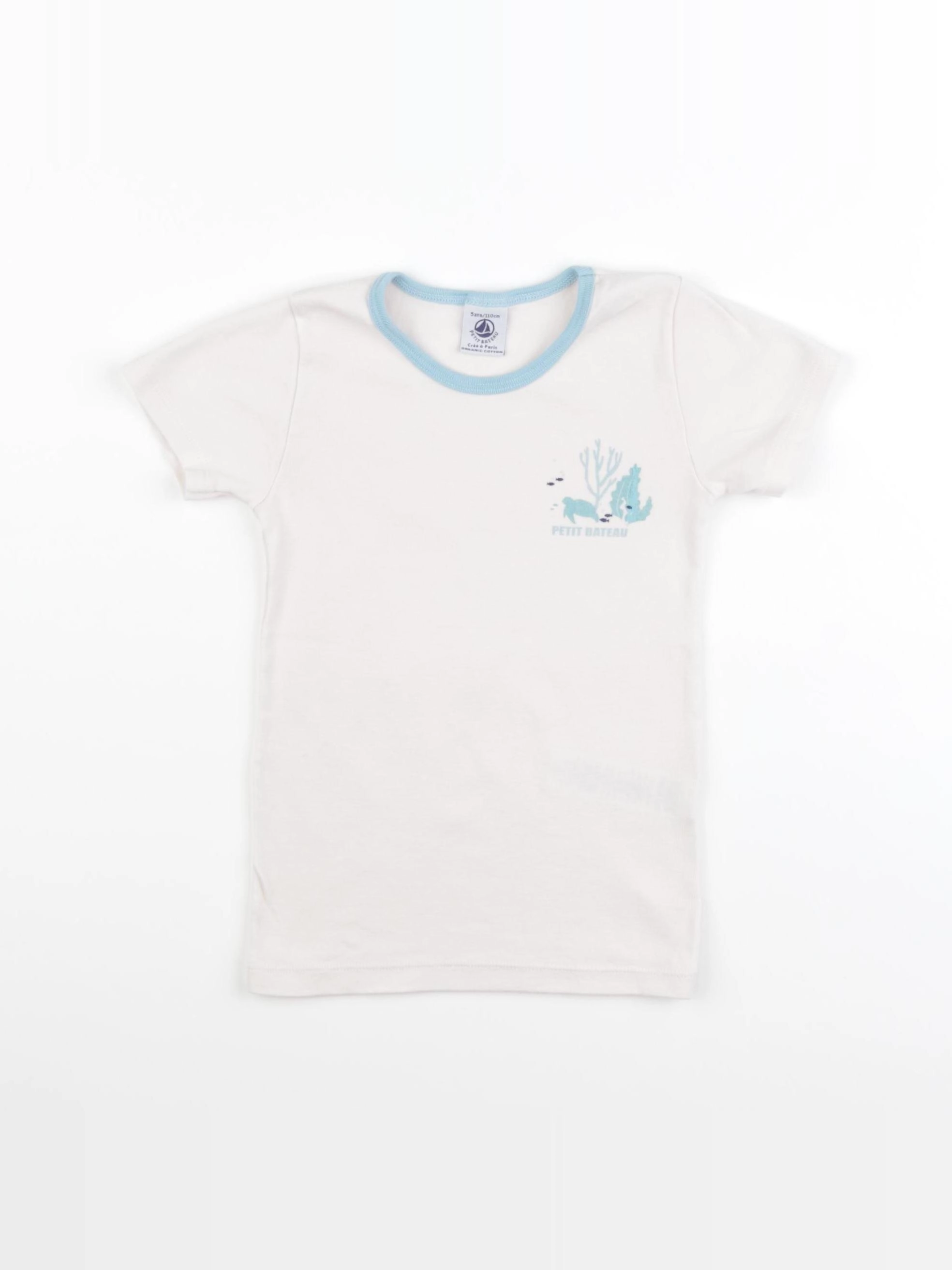 Petit Bateau - maillot de corps beige - 5 ans
