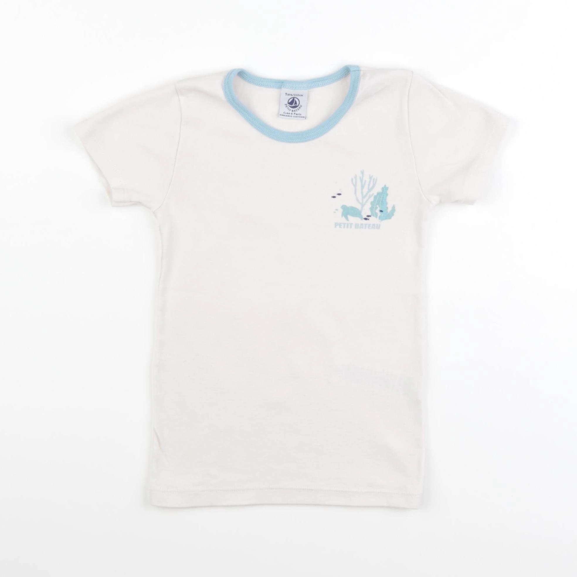 Petit Bateau - maillot de corps beige - 5 ans