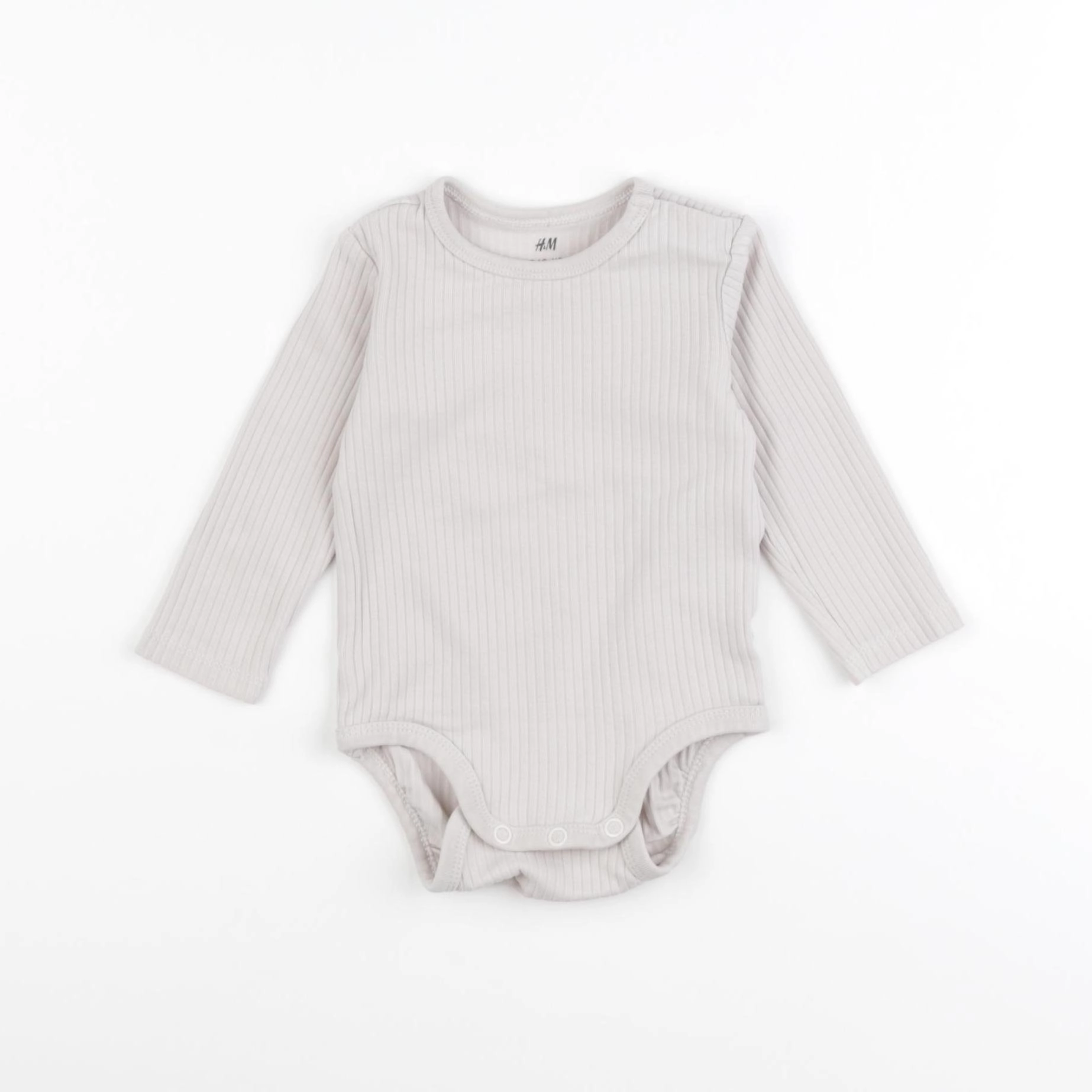 H&M - body beige - 6 mois