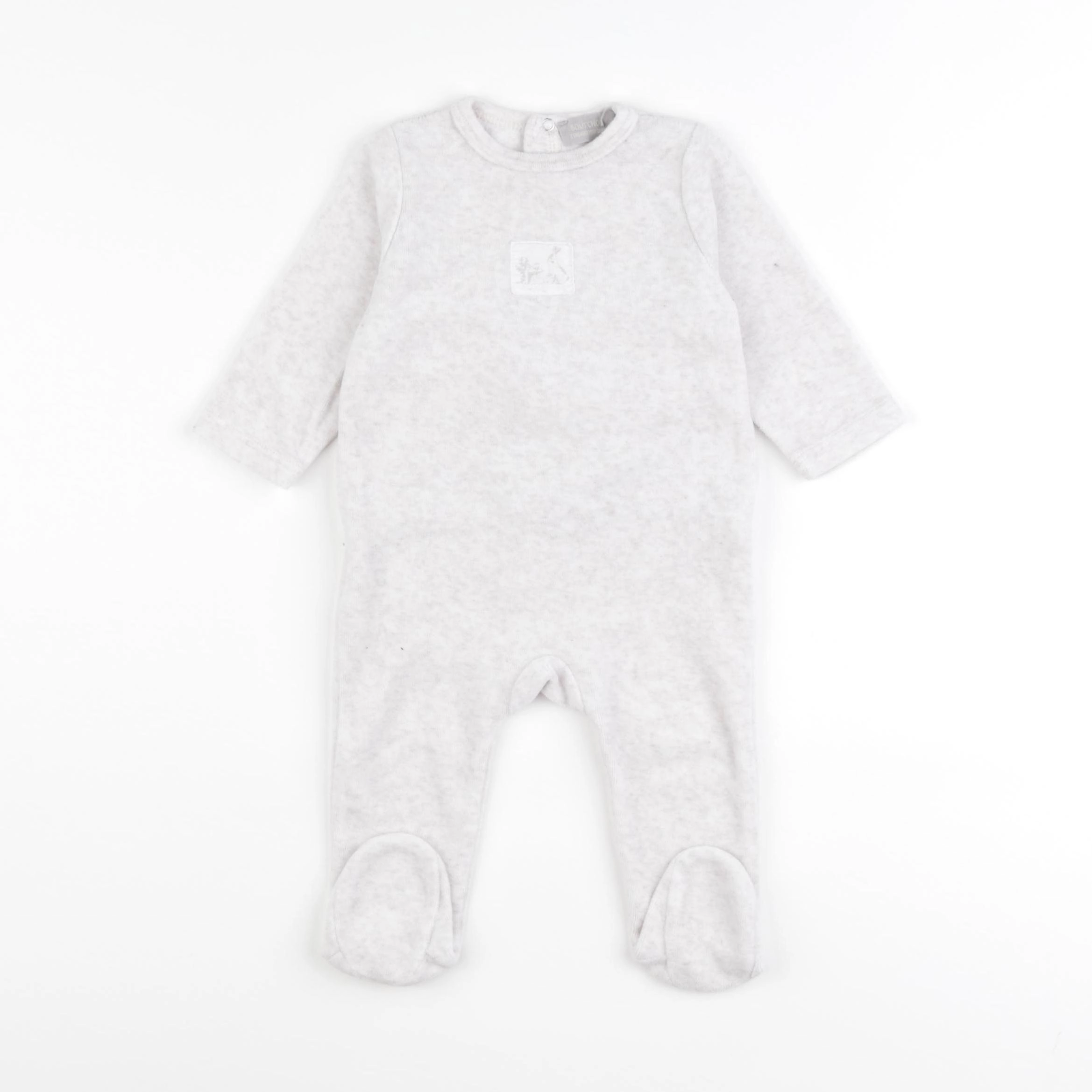 Boutchou - pyjama velours beige - 6 mois