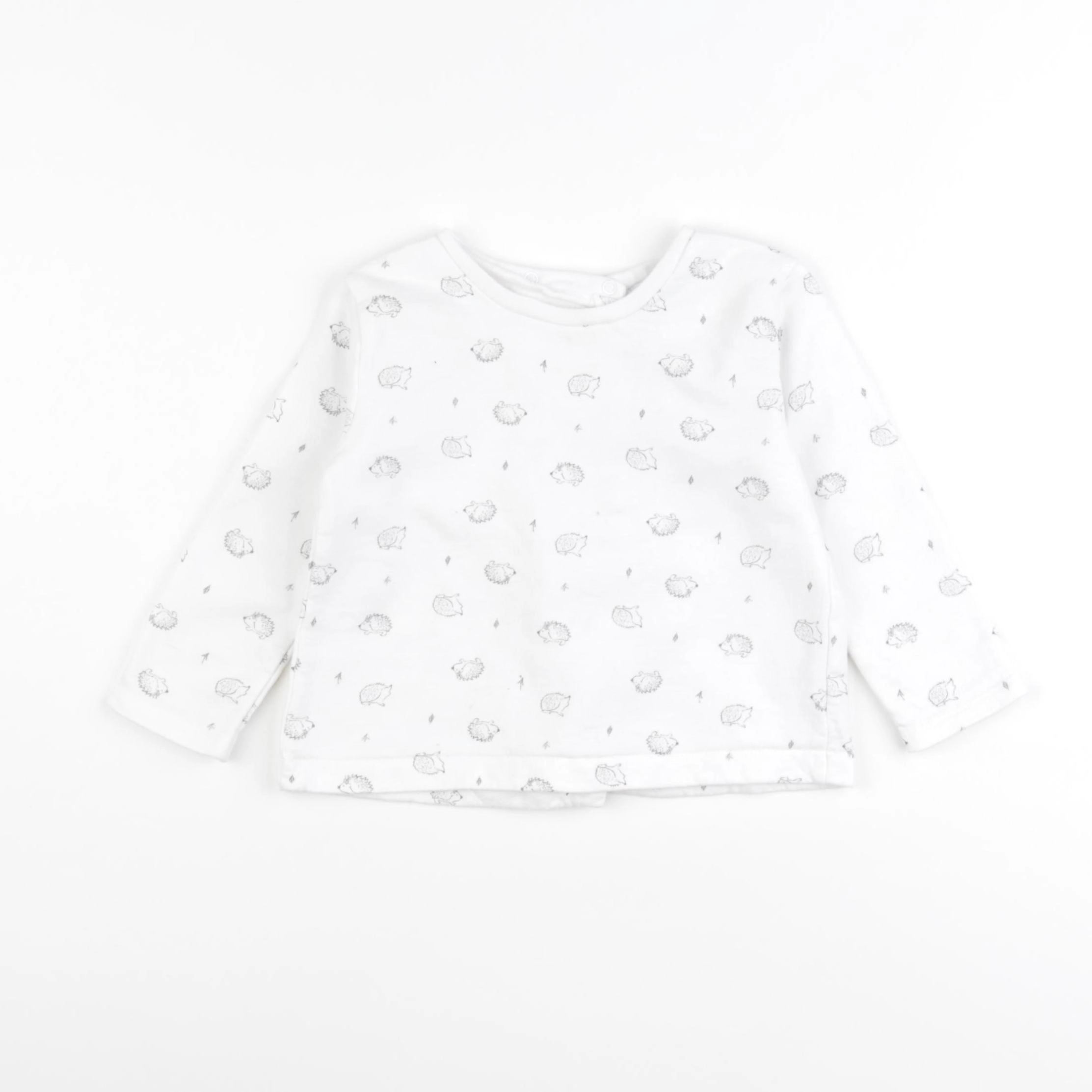 La Redoute - sweat blanc - 12 mois