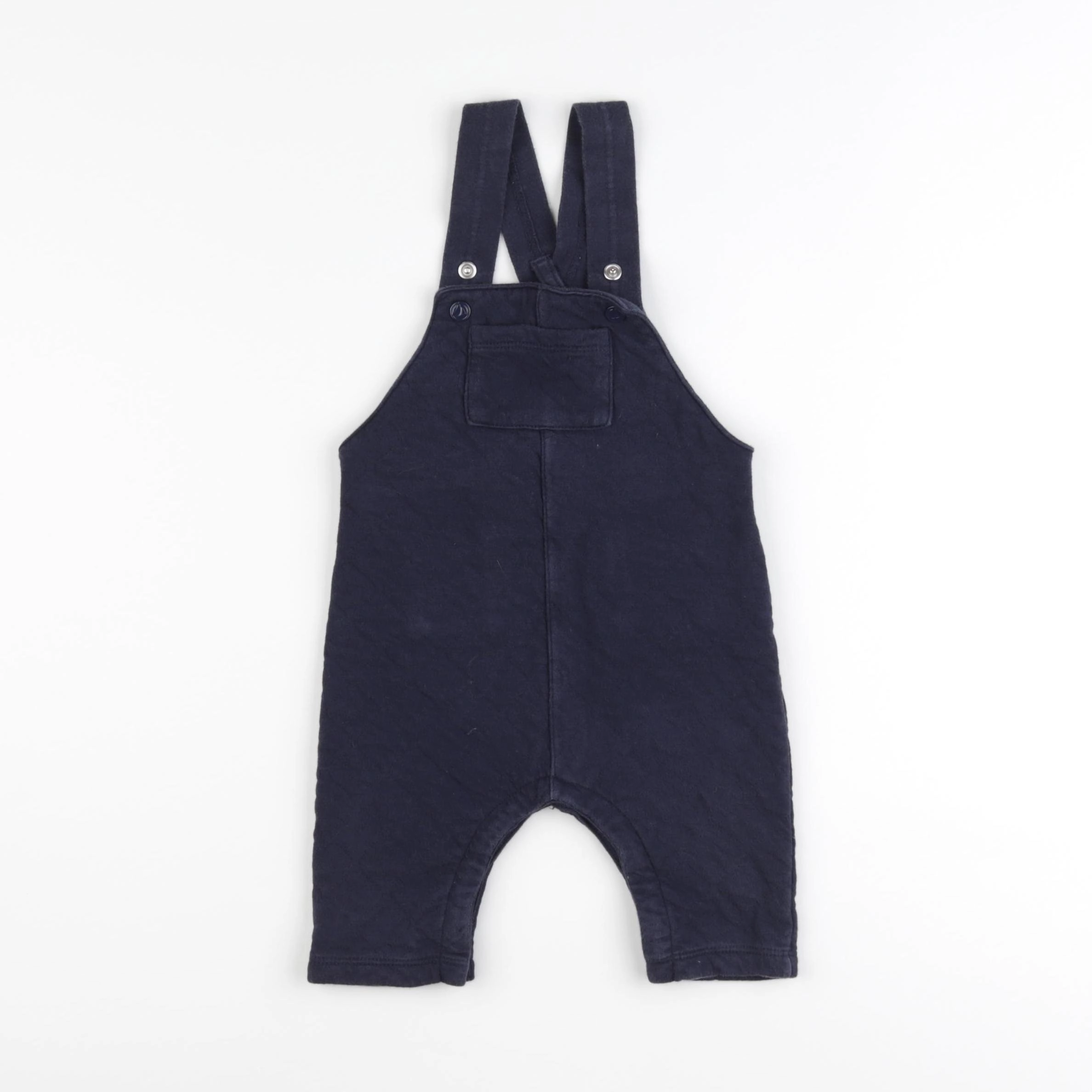 Petit Bateau - salopette bleu - 12 mois