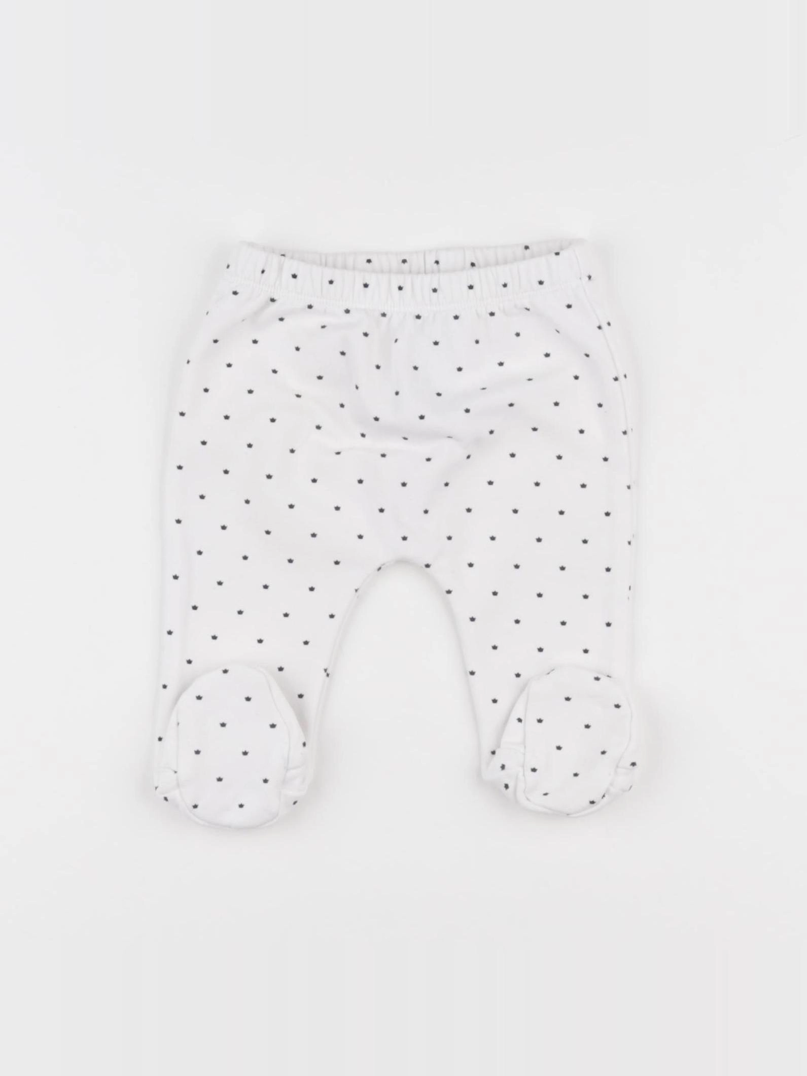 Jacadi - legging blanc, bleu - 3 mois