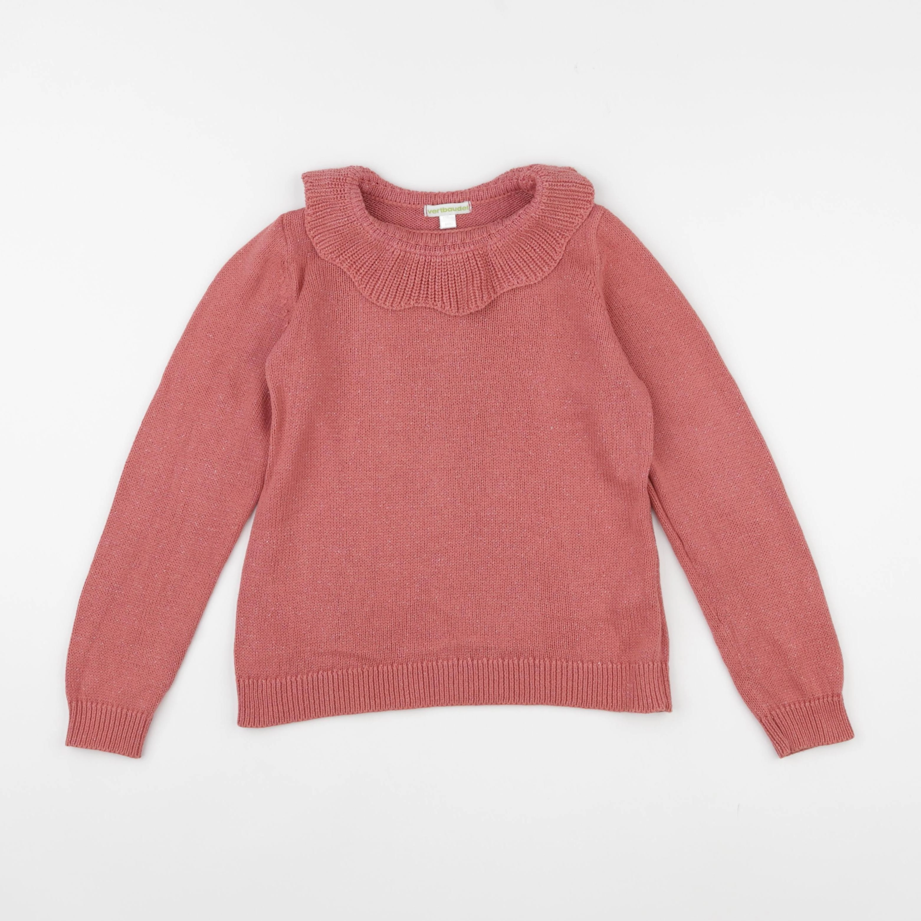Vertbaudet - pull rose - 8 ans