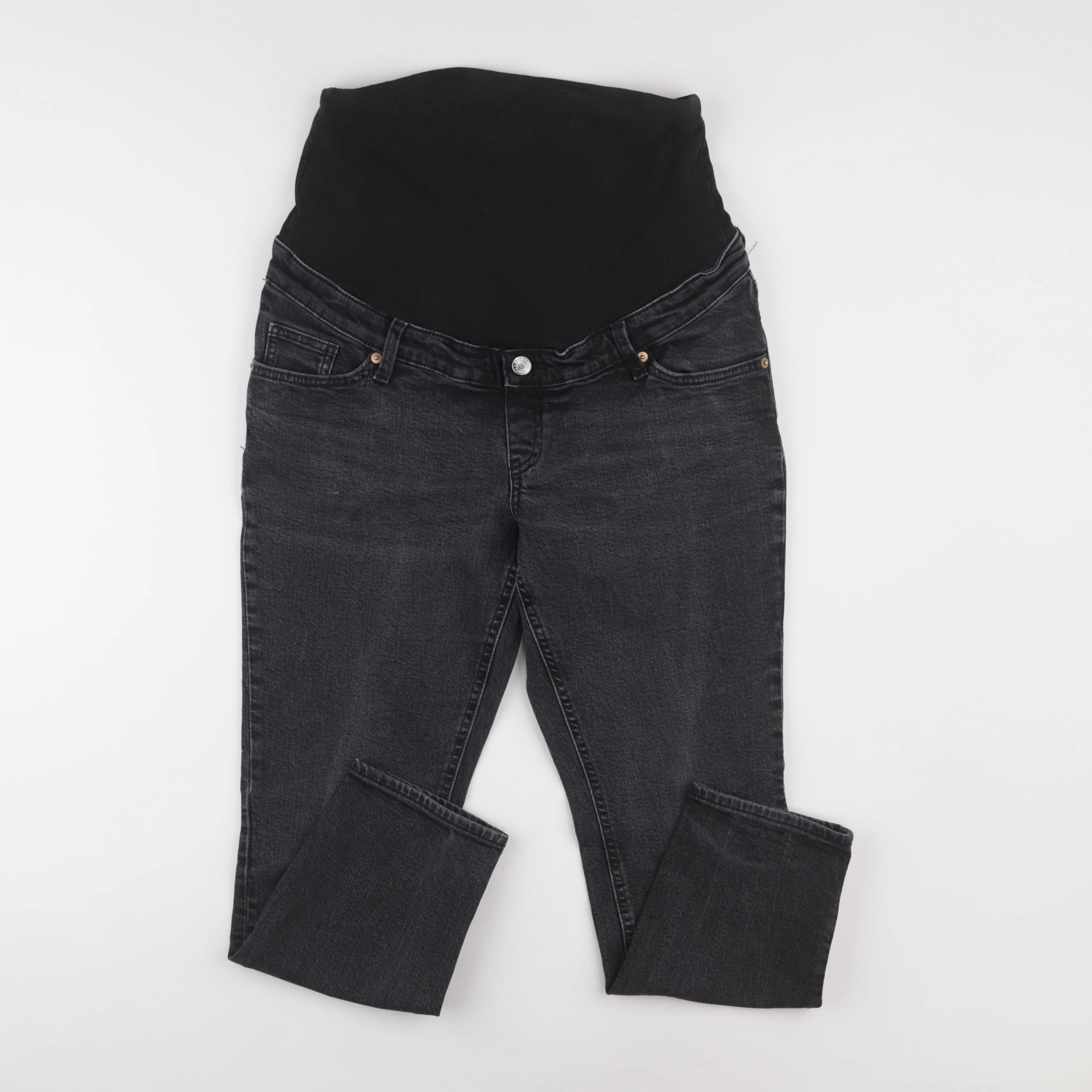 H&M - jean grossesse noir - m
