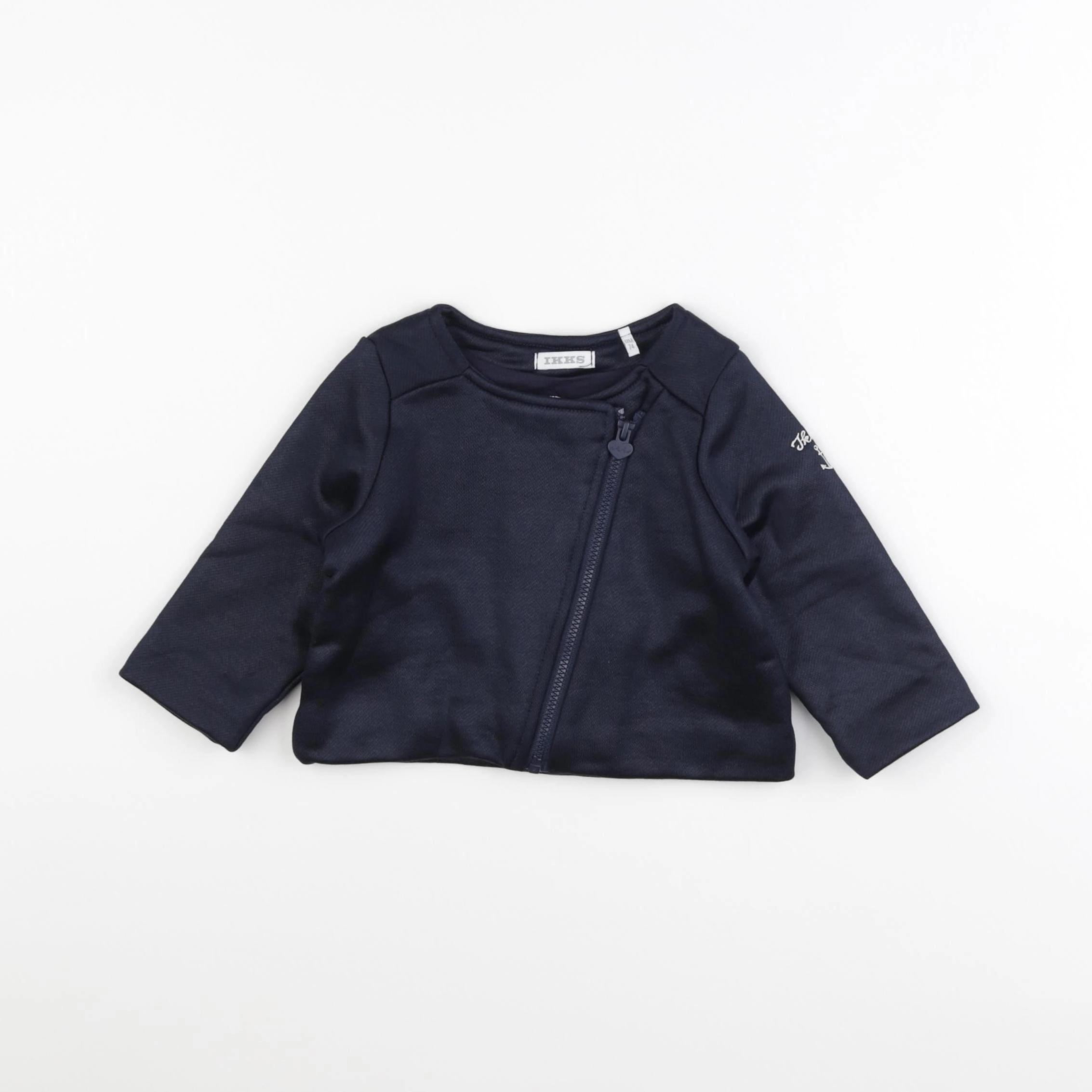 IKKS - sweat bleu - 12 mois