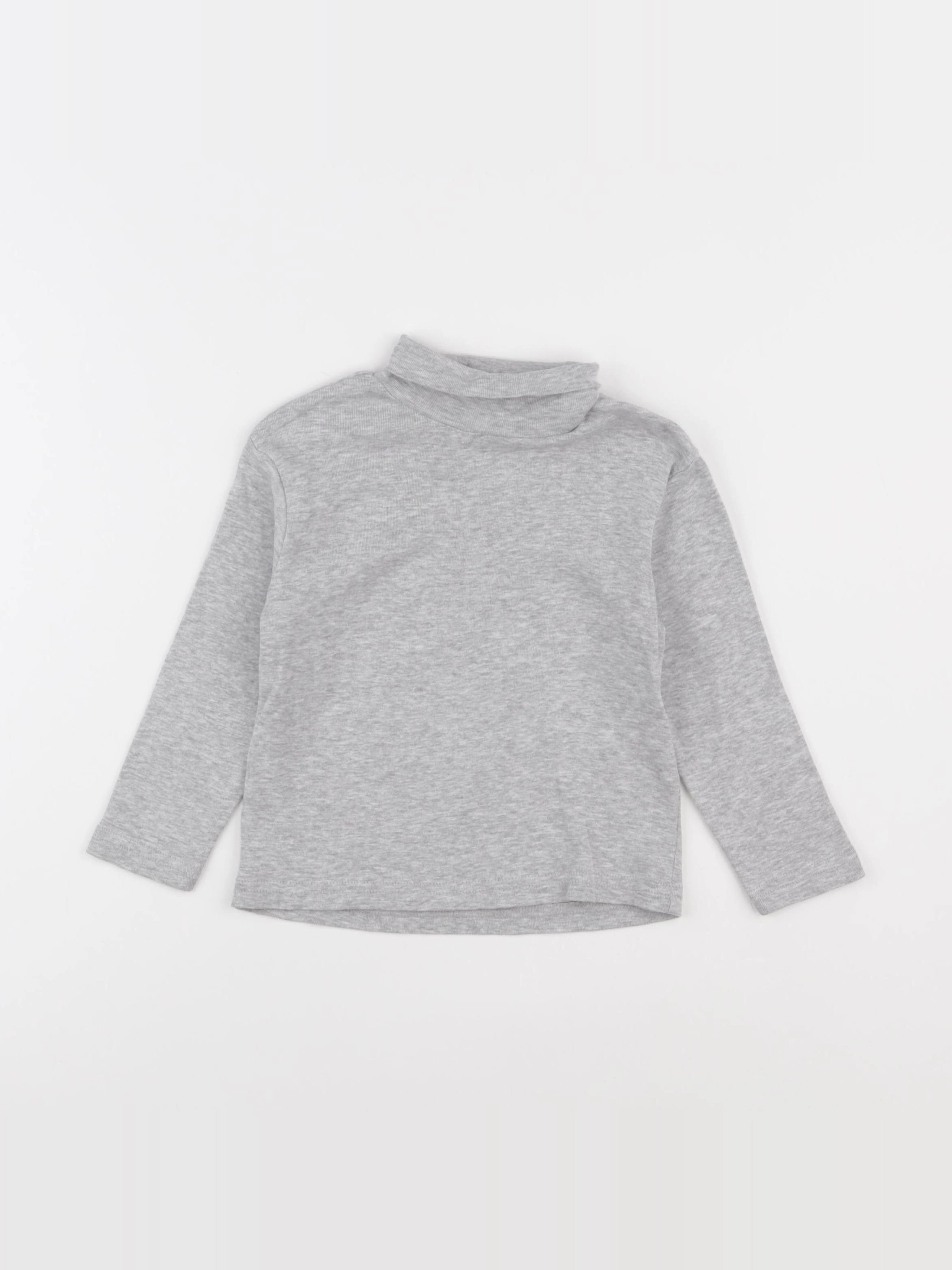 Vertbaudet - sous-pull gris - 3 ans