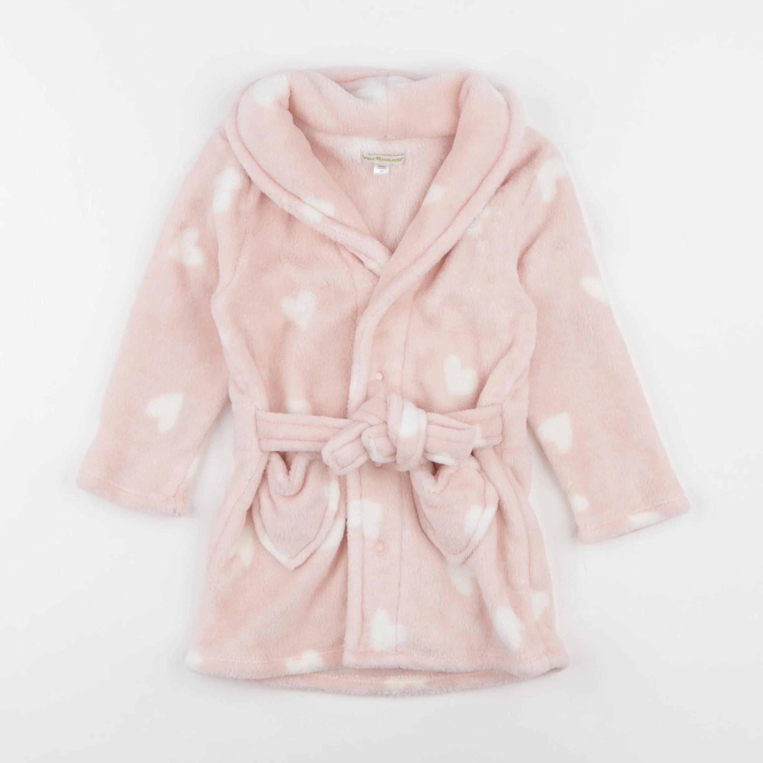 Vertbaudet - peignoir rose - 3 ans