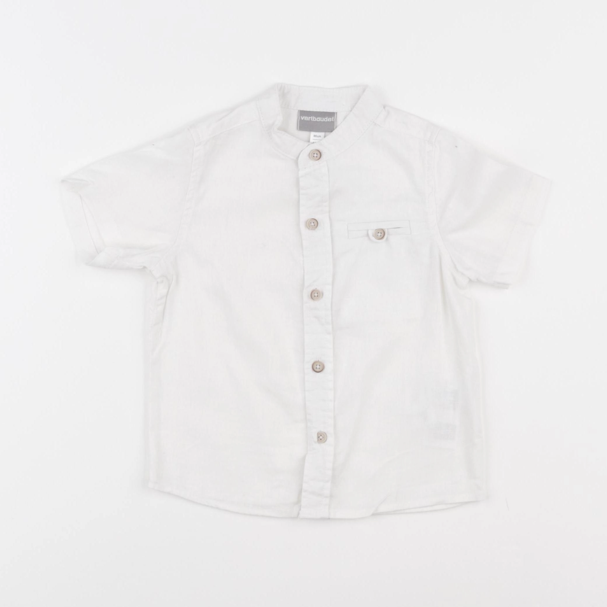 Vertbaudet - chemise blanc - 2 ans