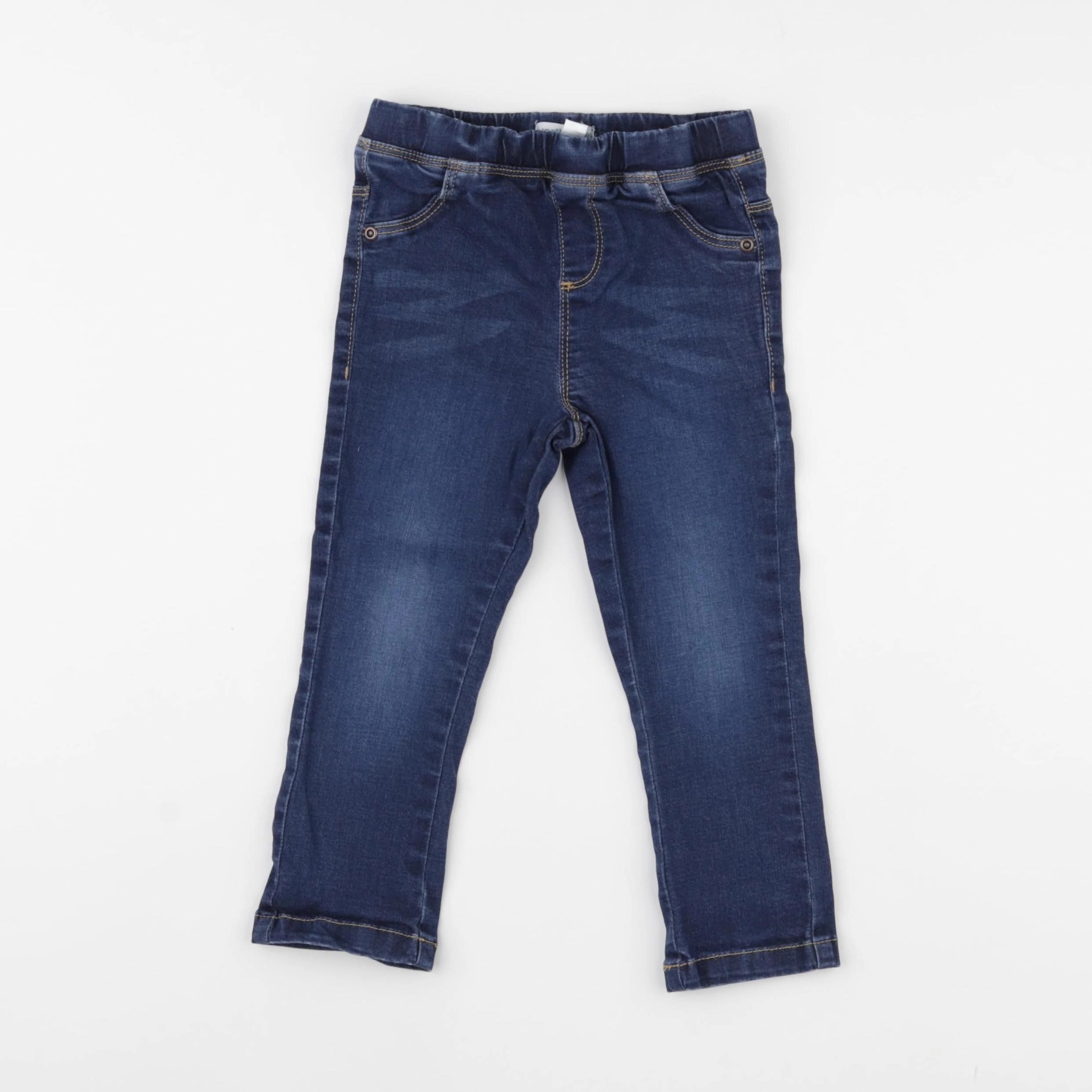 Vertbaudet - jegging bleu - 36 mois