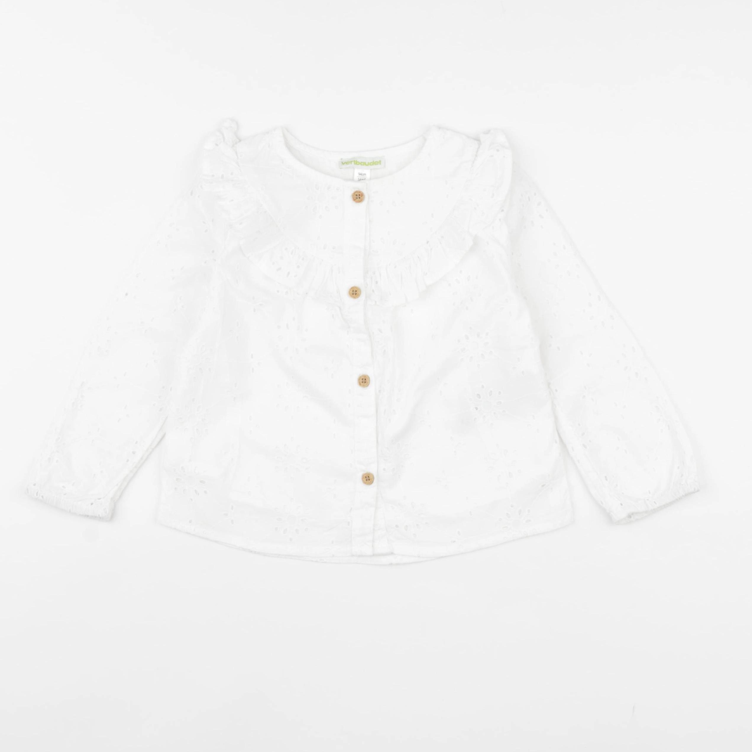 Vertbaudet - blouse blanc - 3 ans