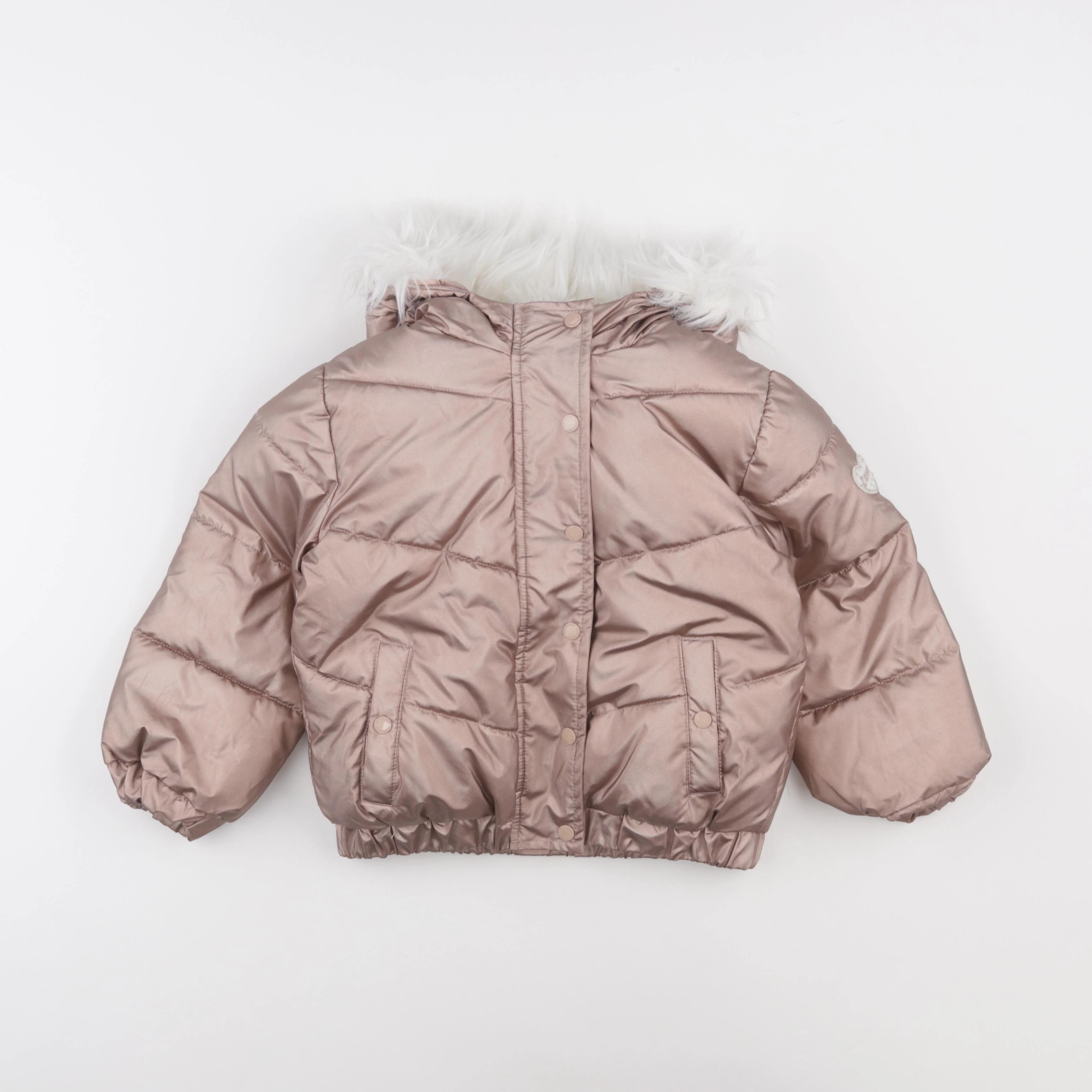 Vertbaudet - doudoune rose - 5 ans