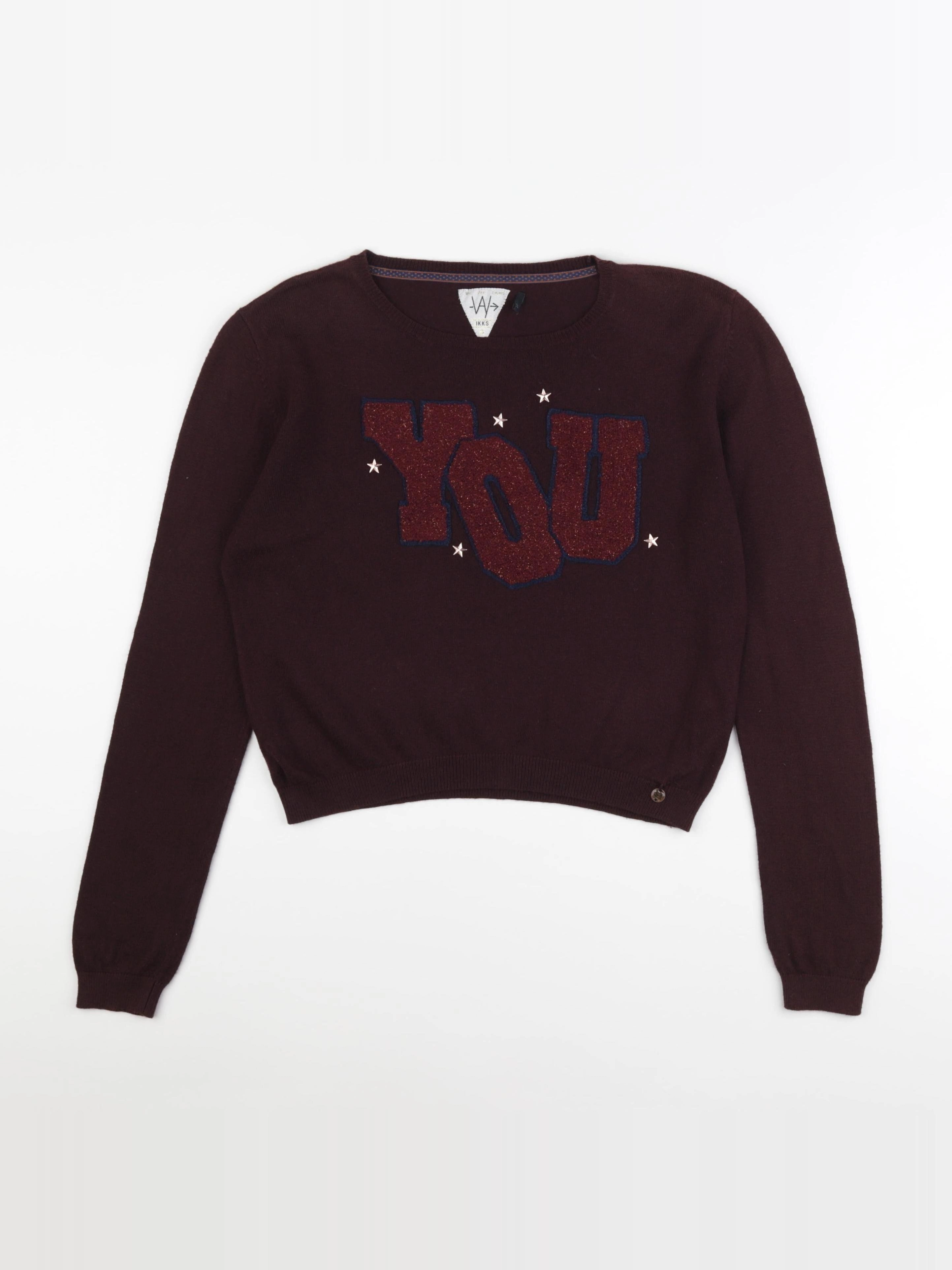 IKKS - pull rouge - 14 ans