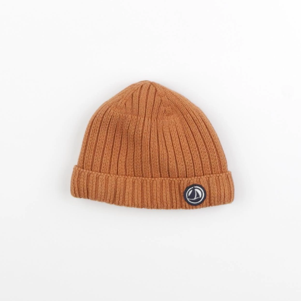 Petit Bateau - bonnet marron - 3/6 mois