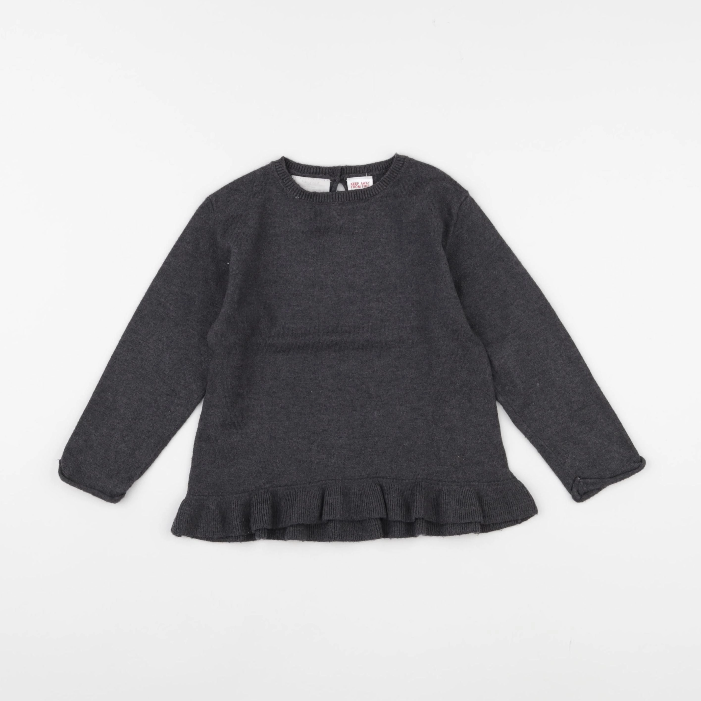 Zara - pull gris - 3 ans
