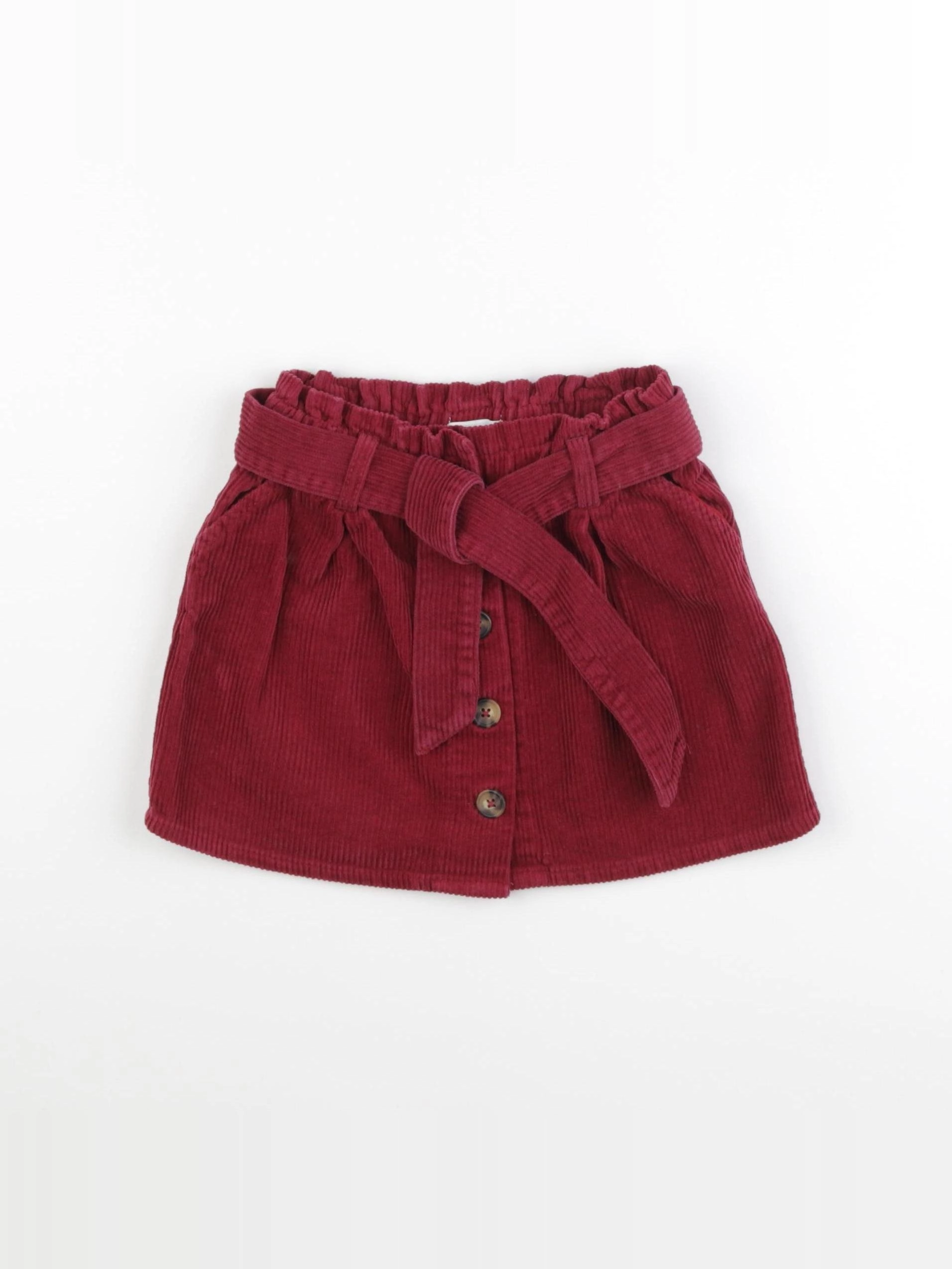 Vertbaudet - jupe rouge - 5 ans