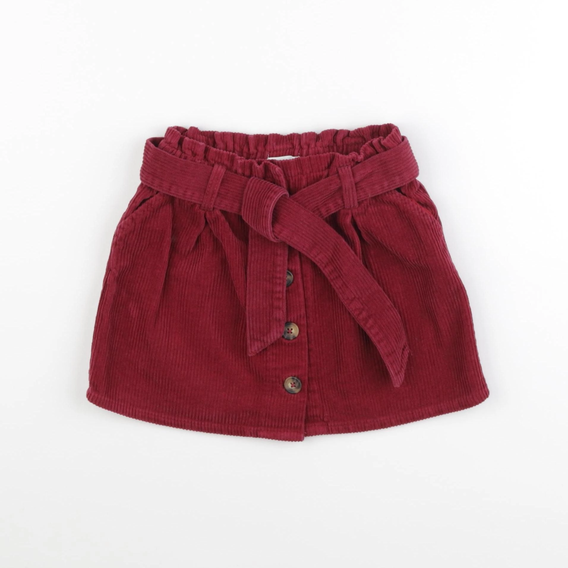 Vertbaudet - jupe rouge - 5 ans