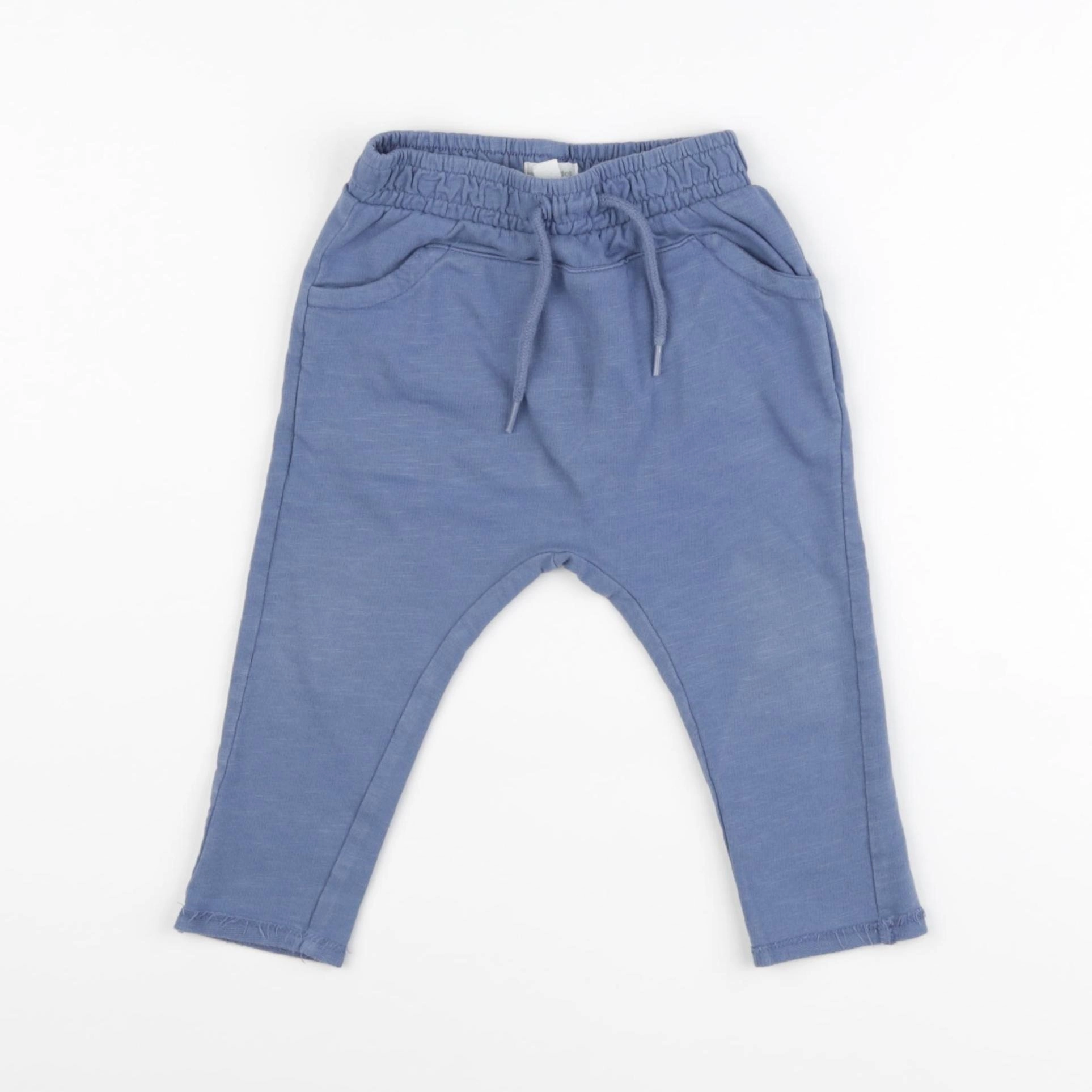 Vertbaudet - sarouel bleu - 9 mois