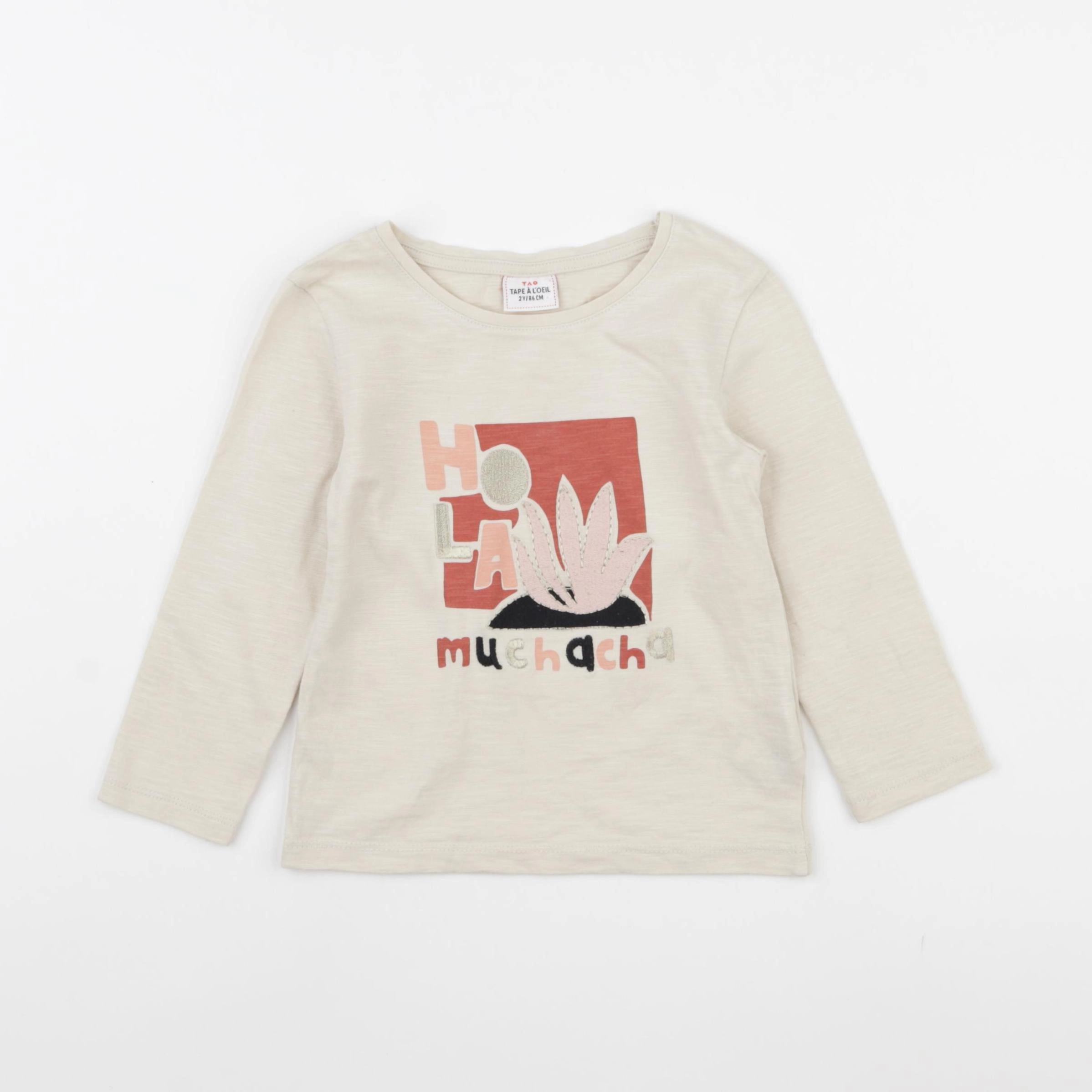 Tape à l'oeil - tee-shirt beige - 2 ans