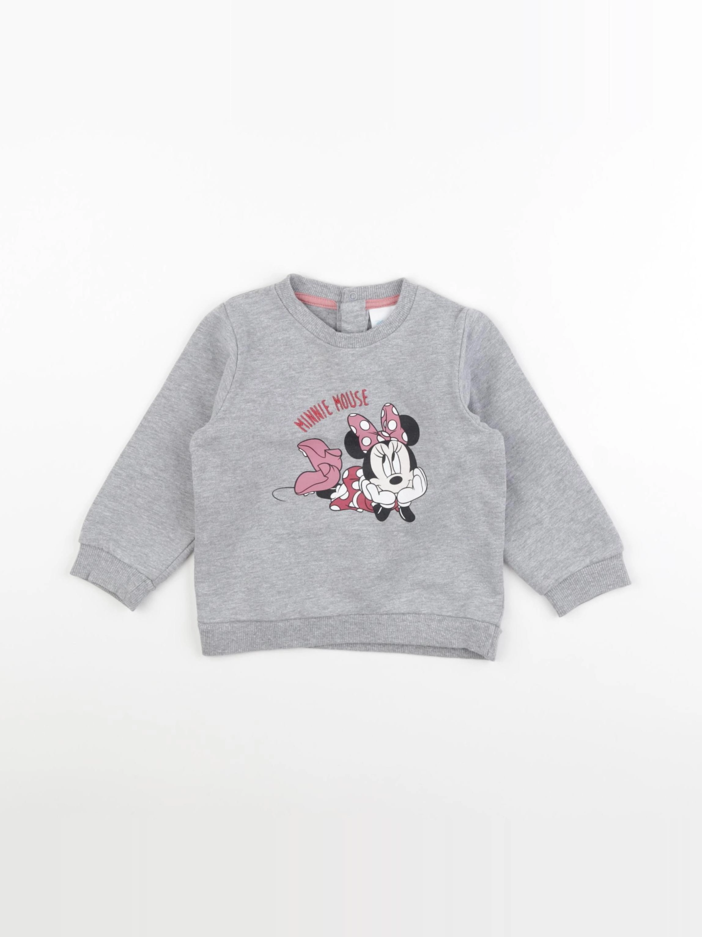 Vertbaudet - sweat gris - 18 mois