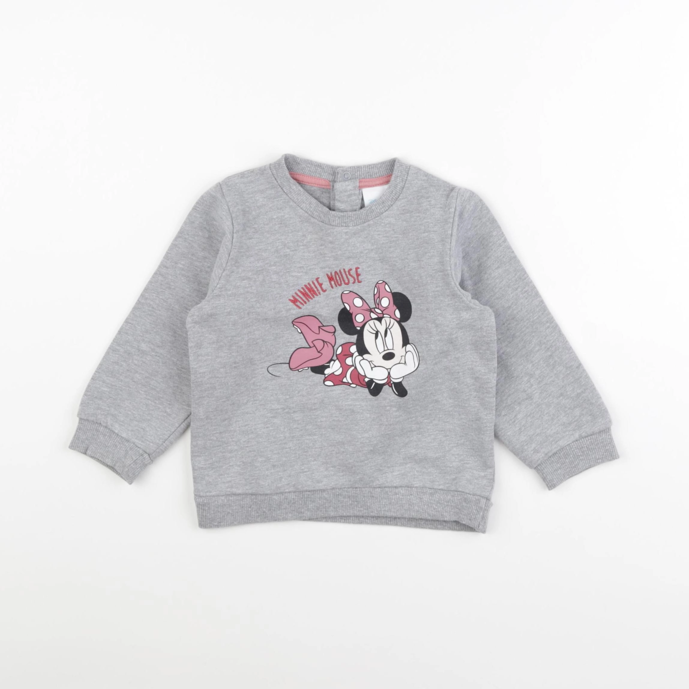 Vertbaudet - sweat gris - 18 mois
