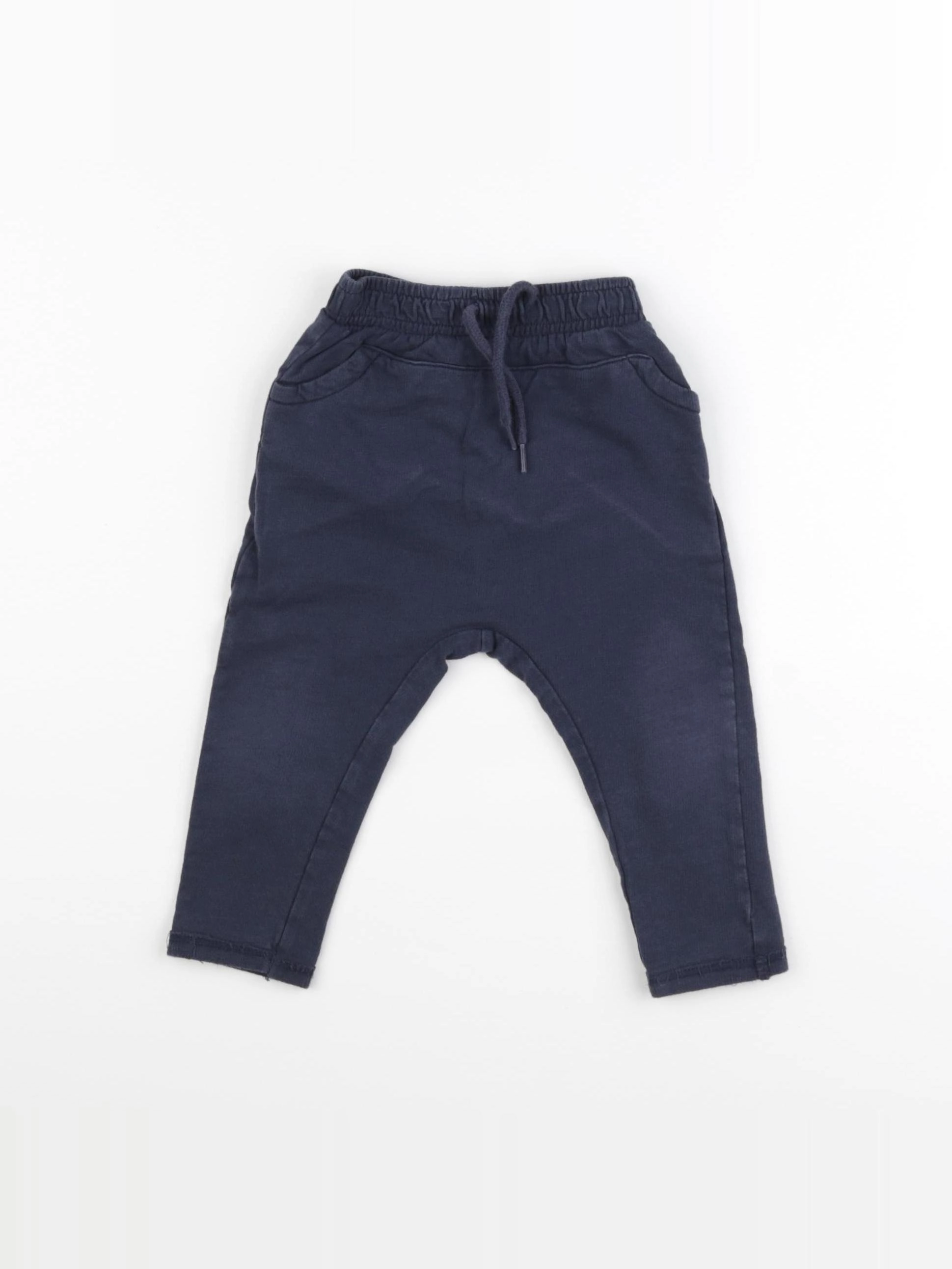 Vertbaudet - sarouel bleu - 6 mois