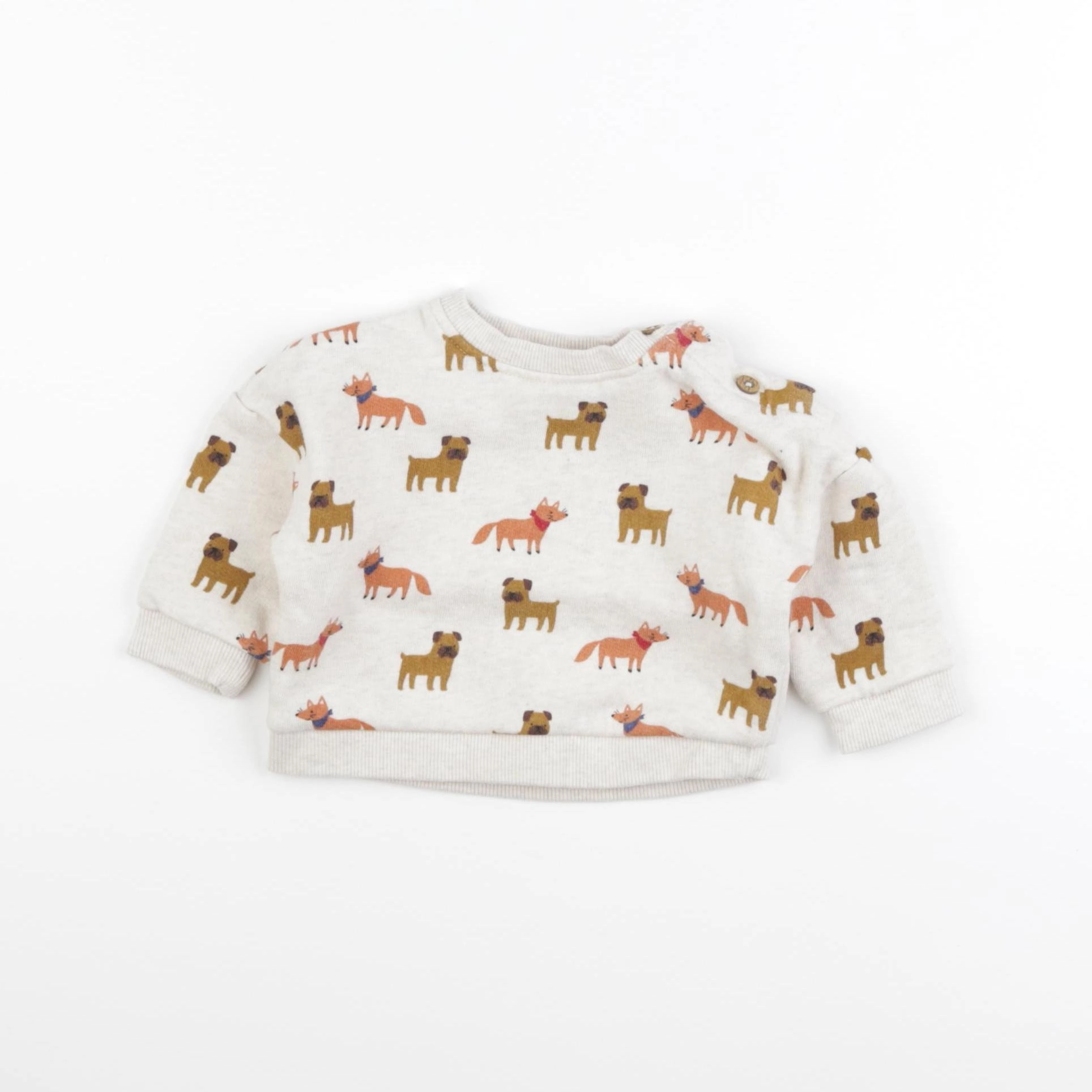 Boutchou - sweat beige - 6 mois