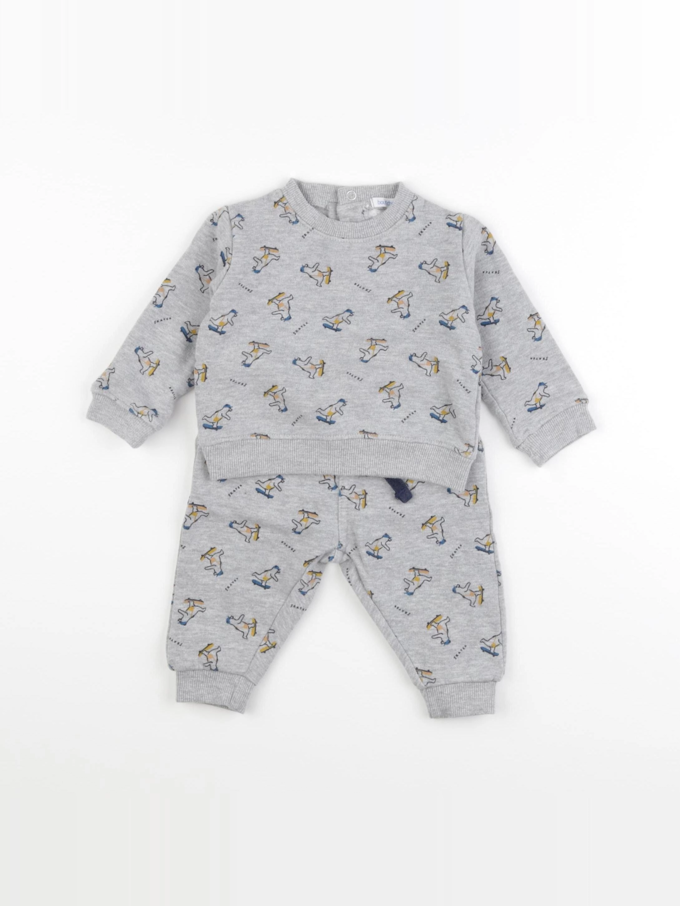Boutchou - ensemble gris - 6 mois