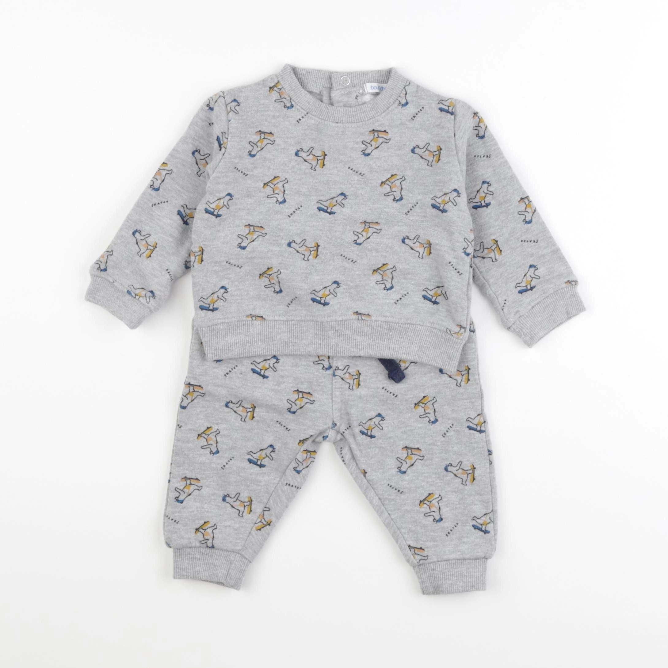 Boutchou - ensemble gris - 6 mois